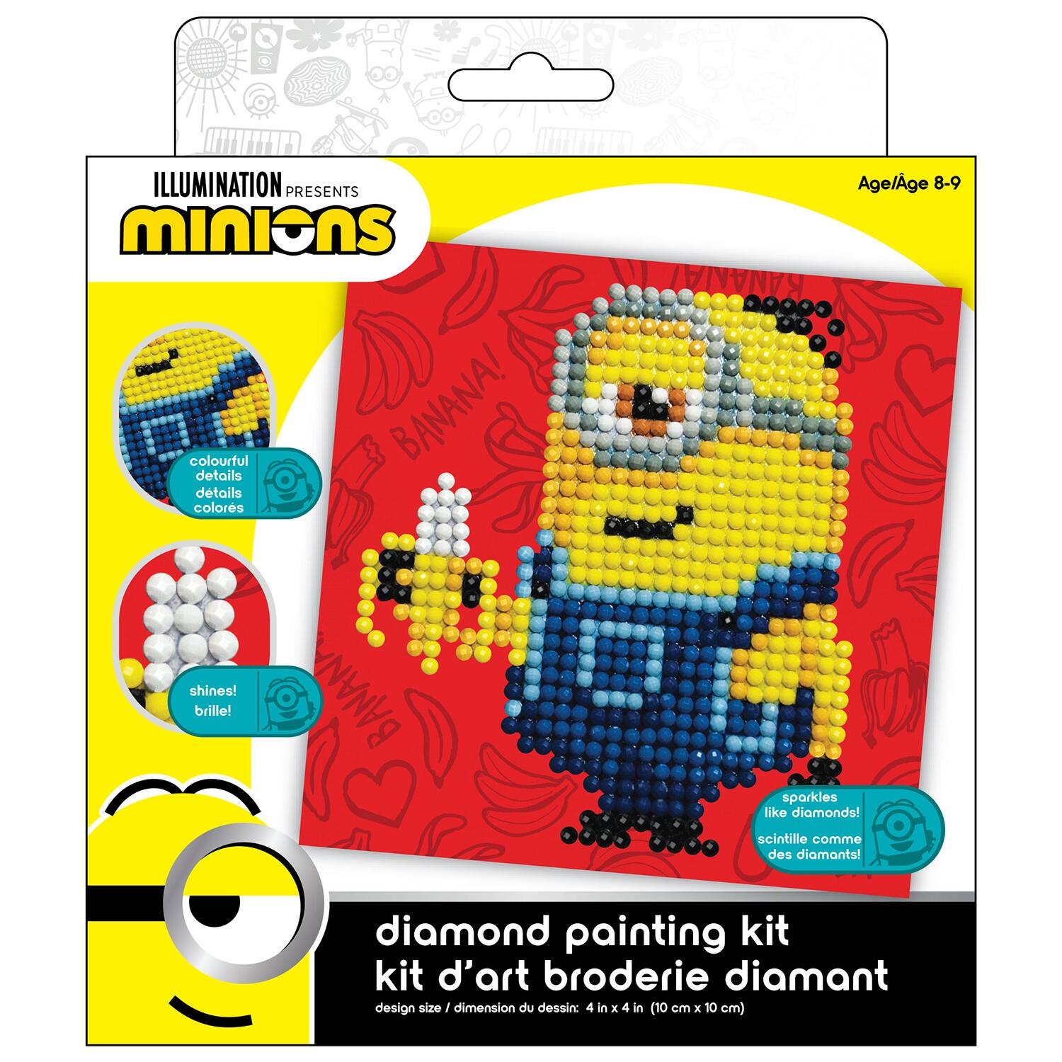 Camelot&#xAE; Dots Minions Fun Diamond Painting Kit