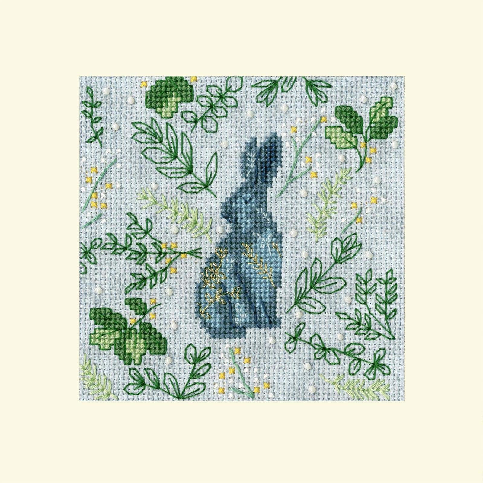 Bothy Threads Scandi Hare Card Counted Cross Stitch Kit