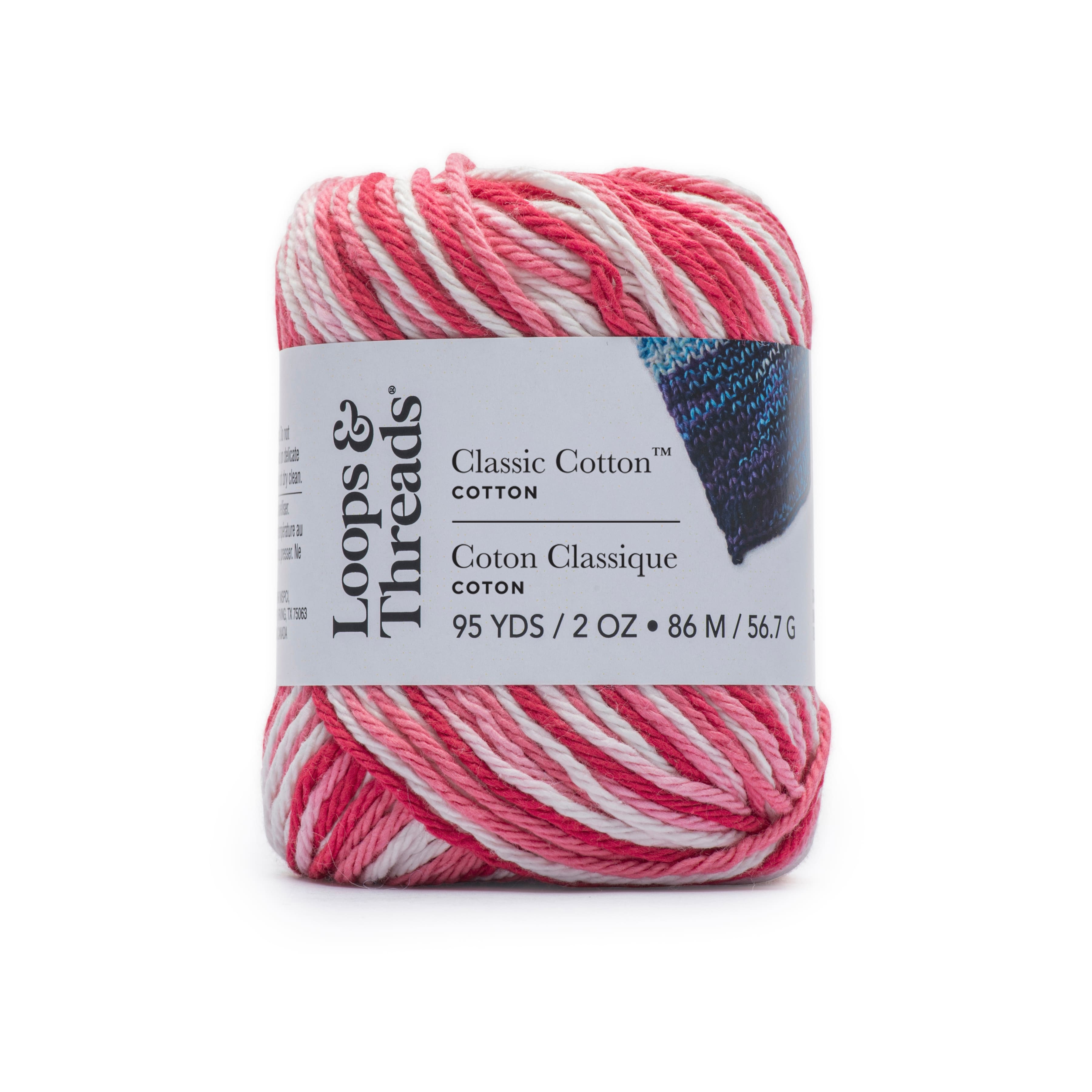 Classic Cotton&#x2122; Patterned Yarn by Loops &#x26; Threads&#xAE;