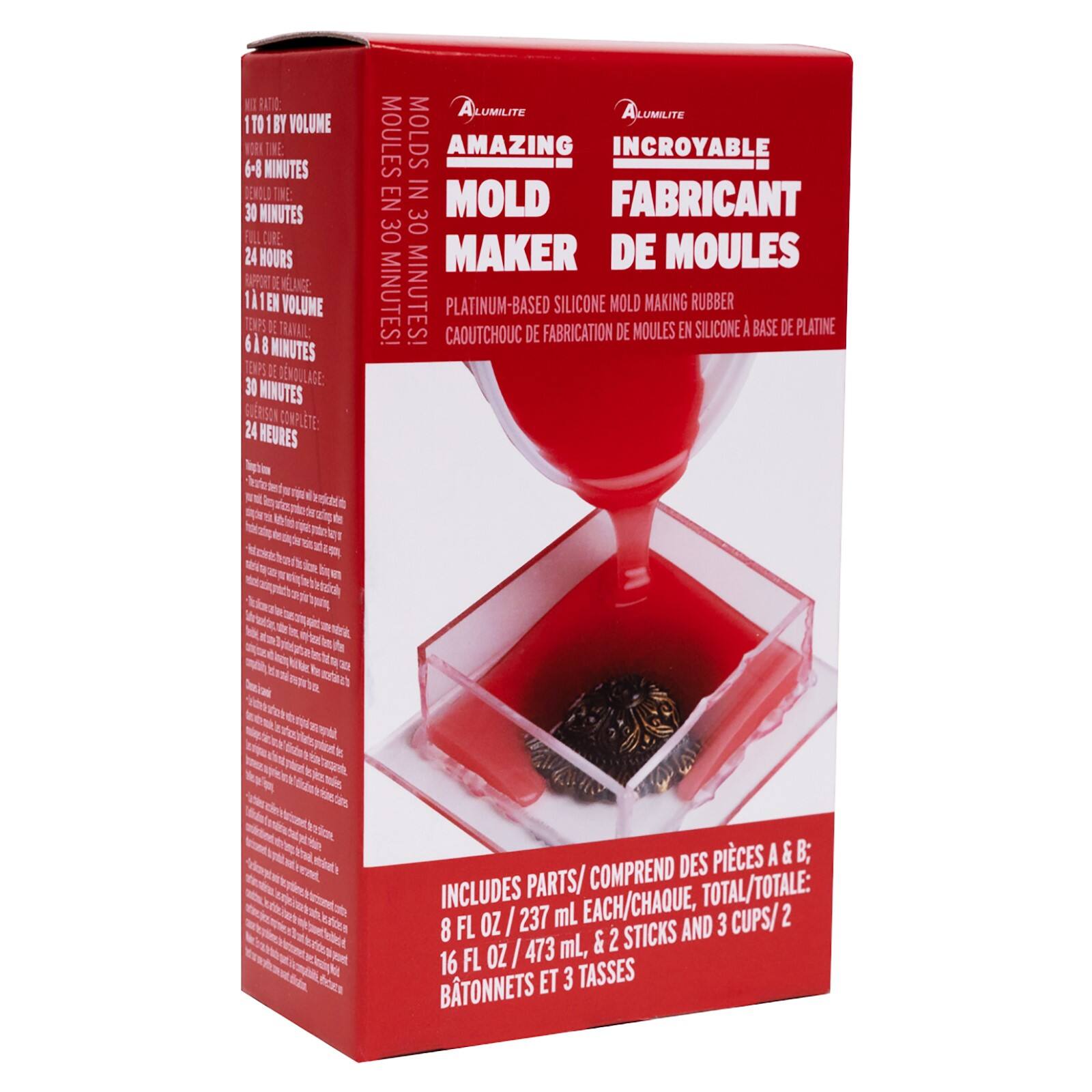 AMAZING MOLD MAKER - 1.89 L / 64 fl oz - food safe Aldax Moulds Store