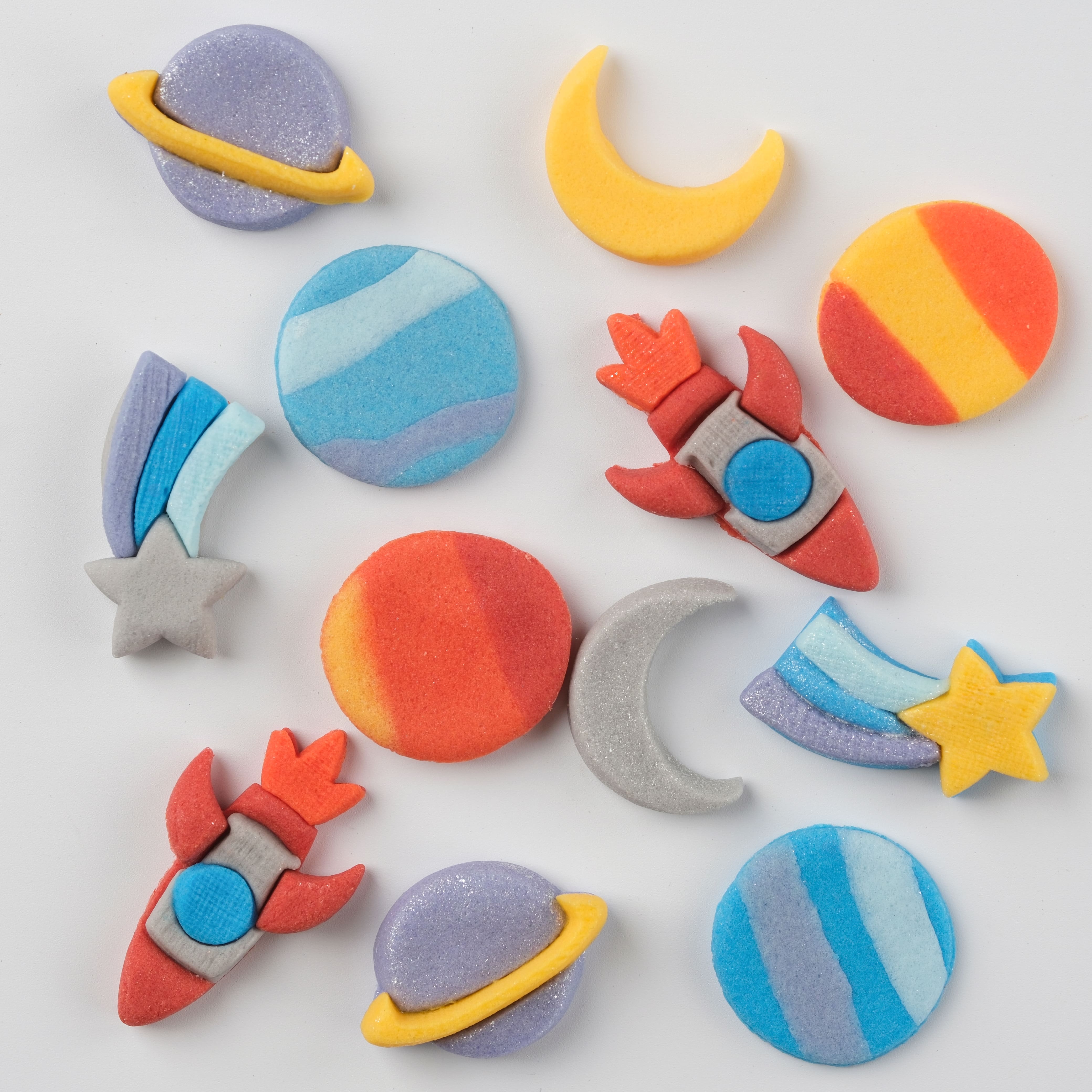 PME Cake Sweet Street&#xAE; Space Icing Decorations