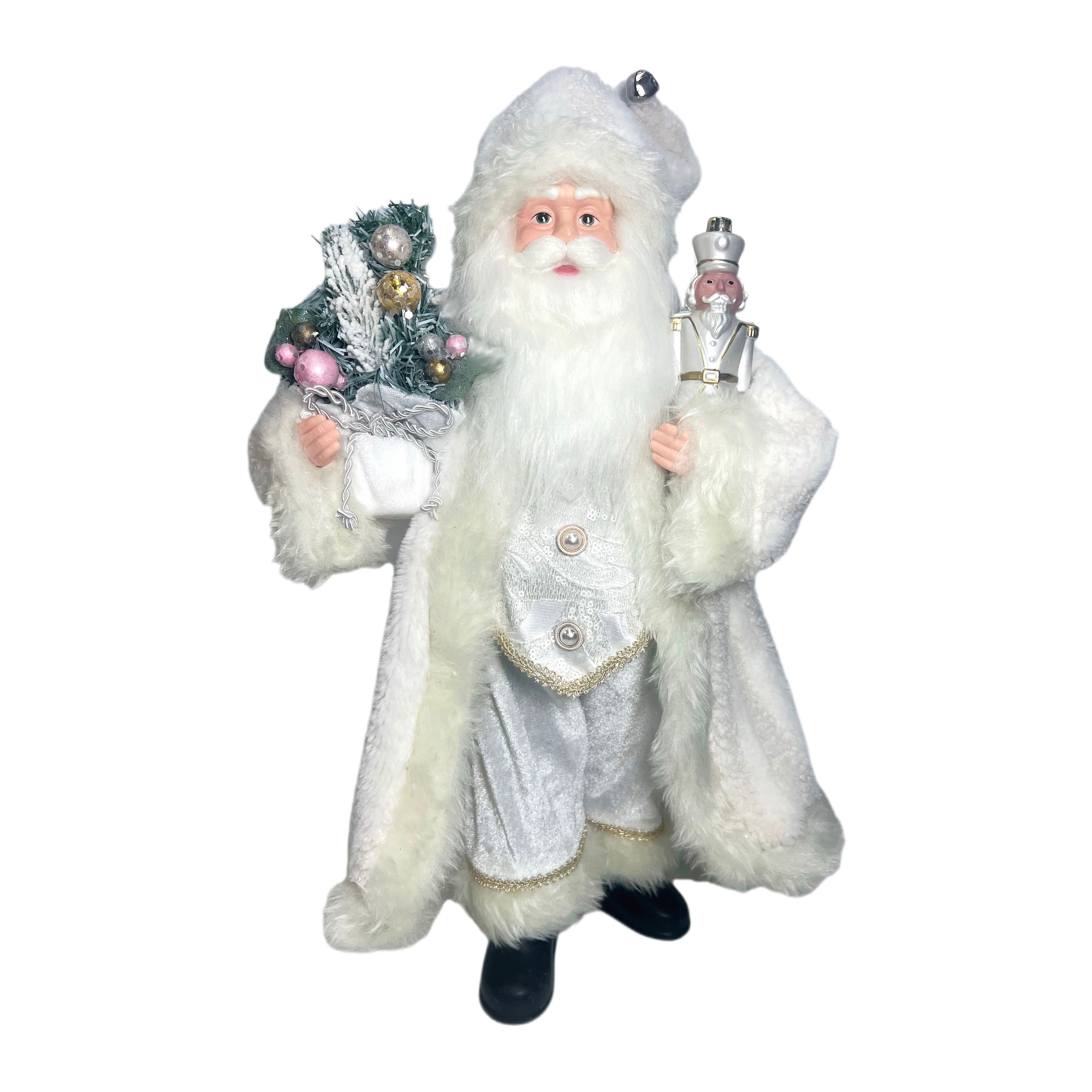 18&#x22; Santa in White Robe Tabletop Accent by Ashland&#xAE;