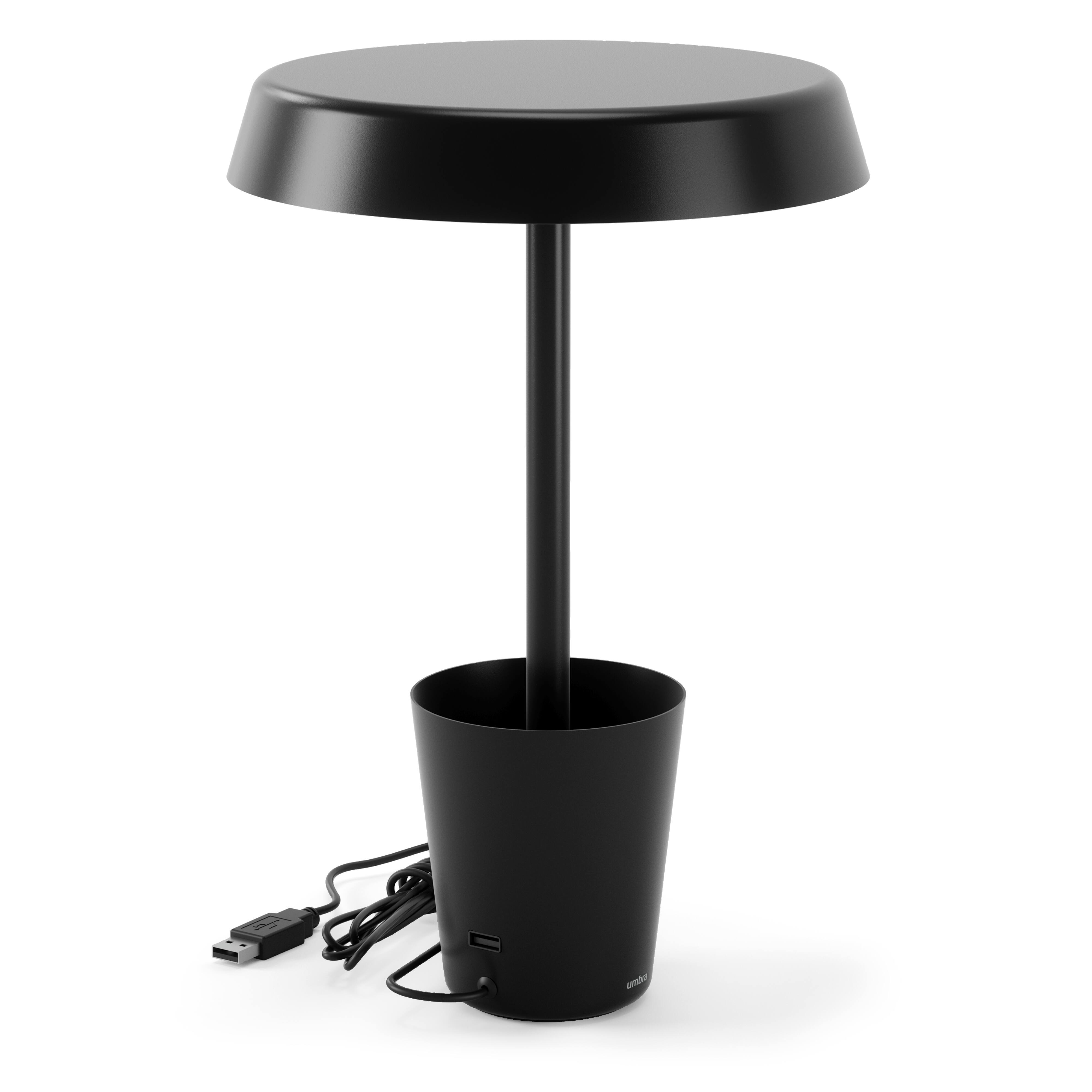 Umbra Black Cup Lamp