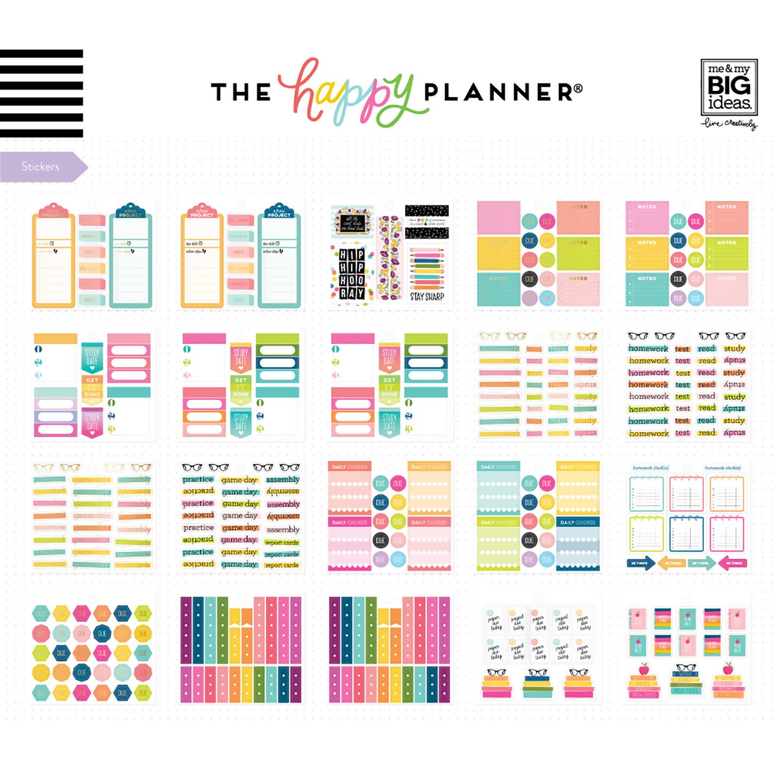 The Happy Planner&#xAE; Stay Sharp Multi Accessory Pack
