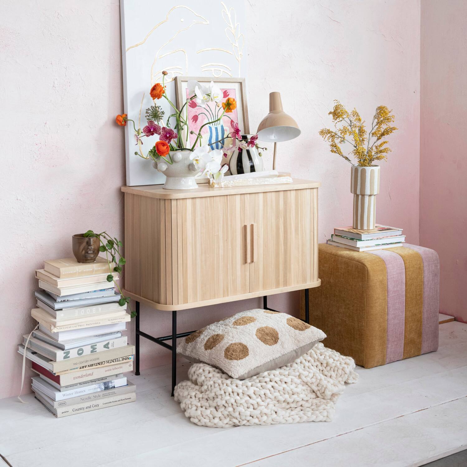 Hello Honey&#xAE; 16&#x22; Nude Metal Articulating Table Lamp