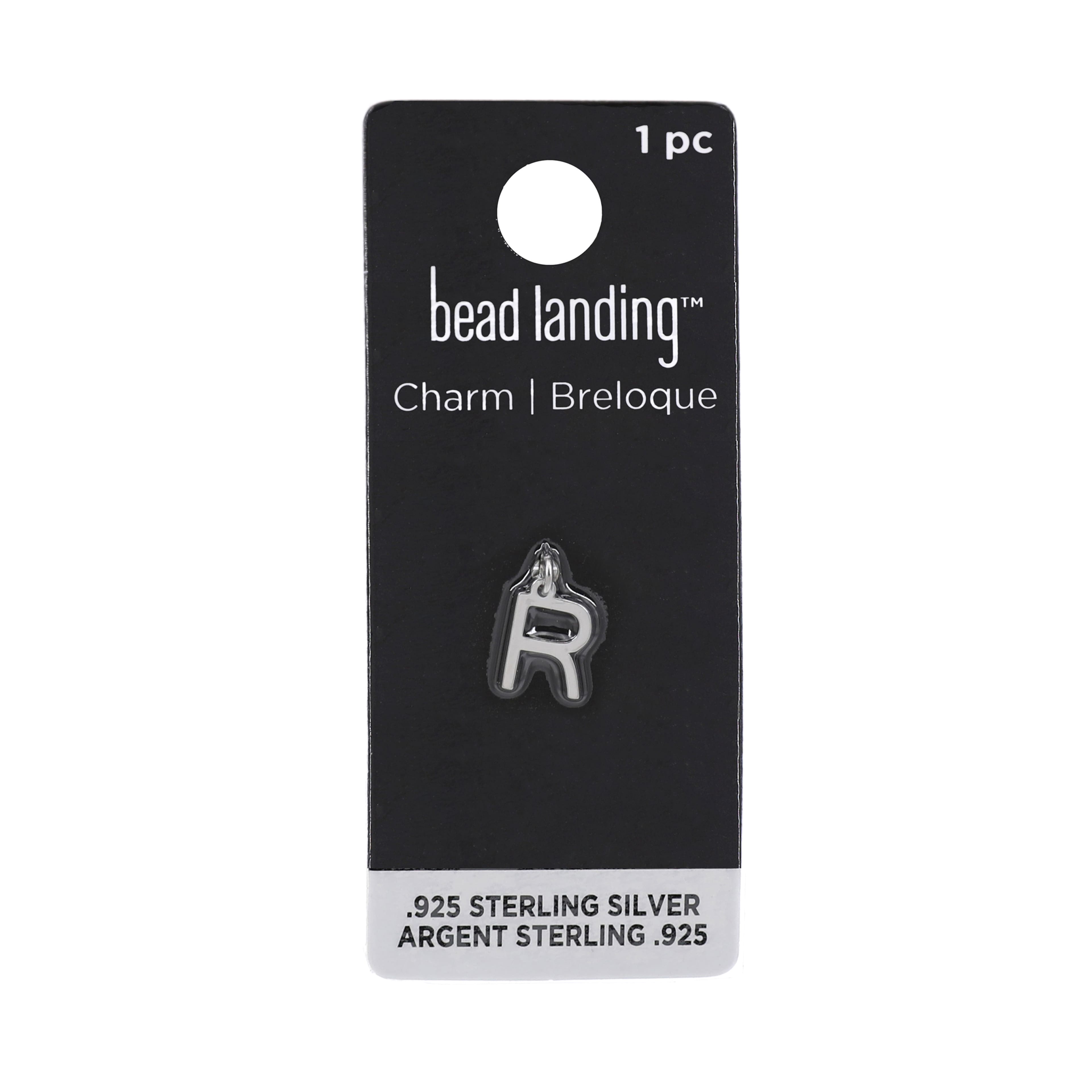 12 Pack: Sterling Silver Alphabet Charm by Bead Landing™