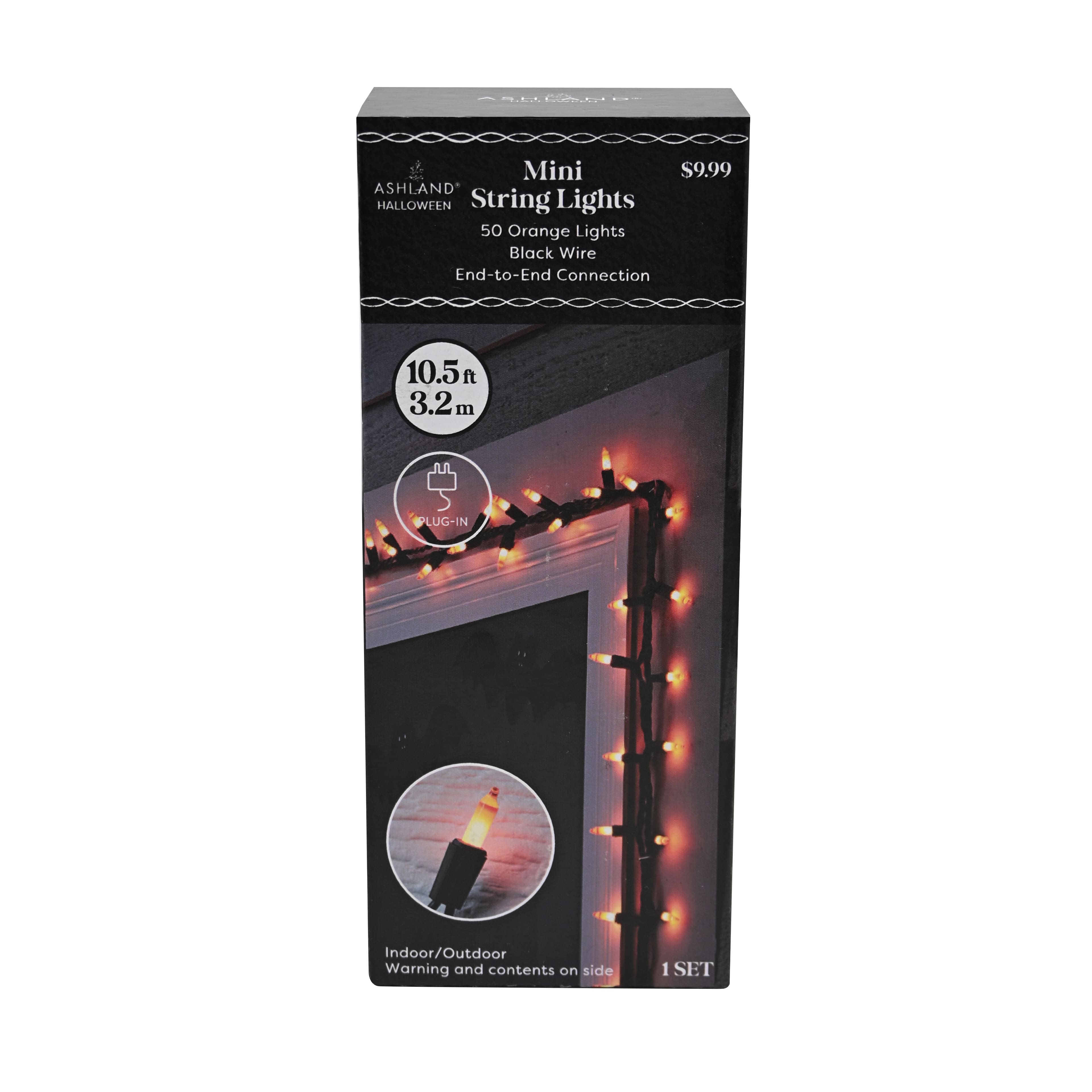 10.5ft. Mini Orange String Lights by Ashland&#xAE;