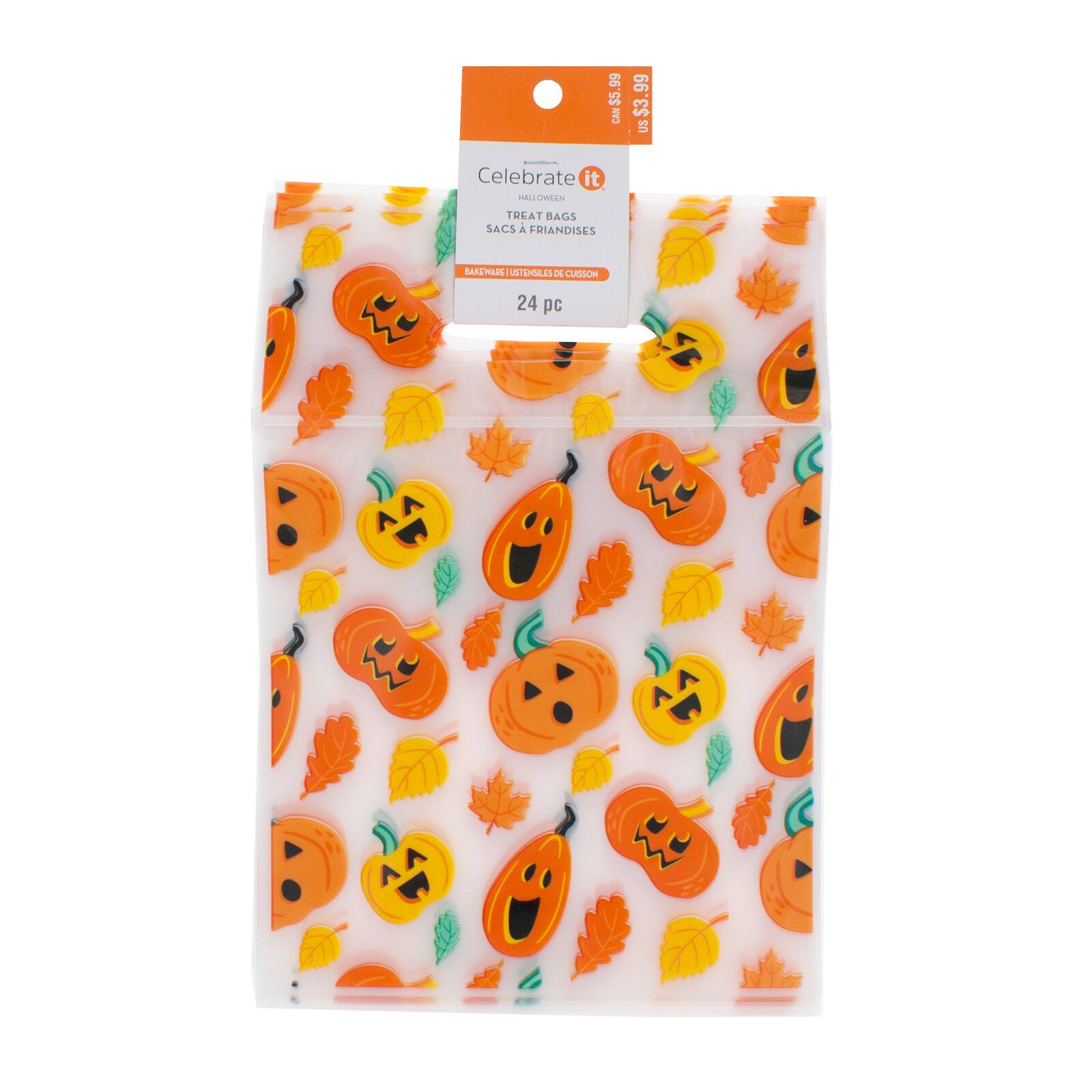 Halloween Pumpkin Zip Treat Bags by Celebrate It, 24ct. Michaels