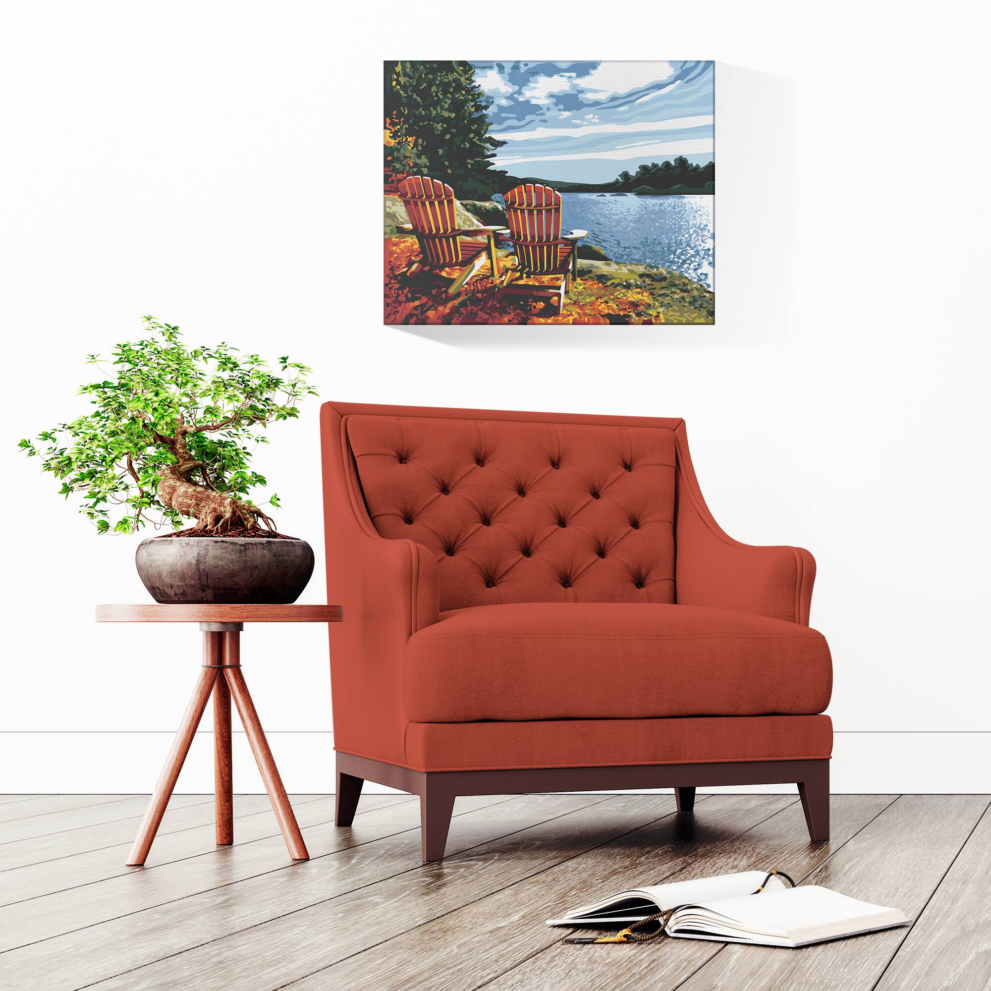 ArtSkills® Adirondacks & Boat Lake Premium Paint by Number Set