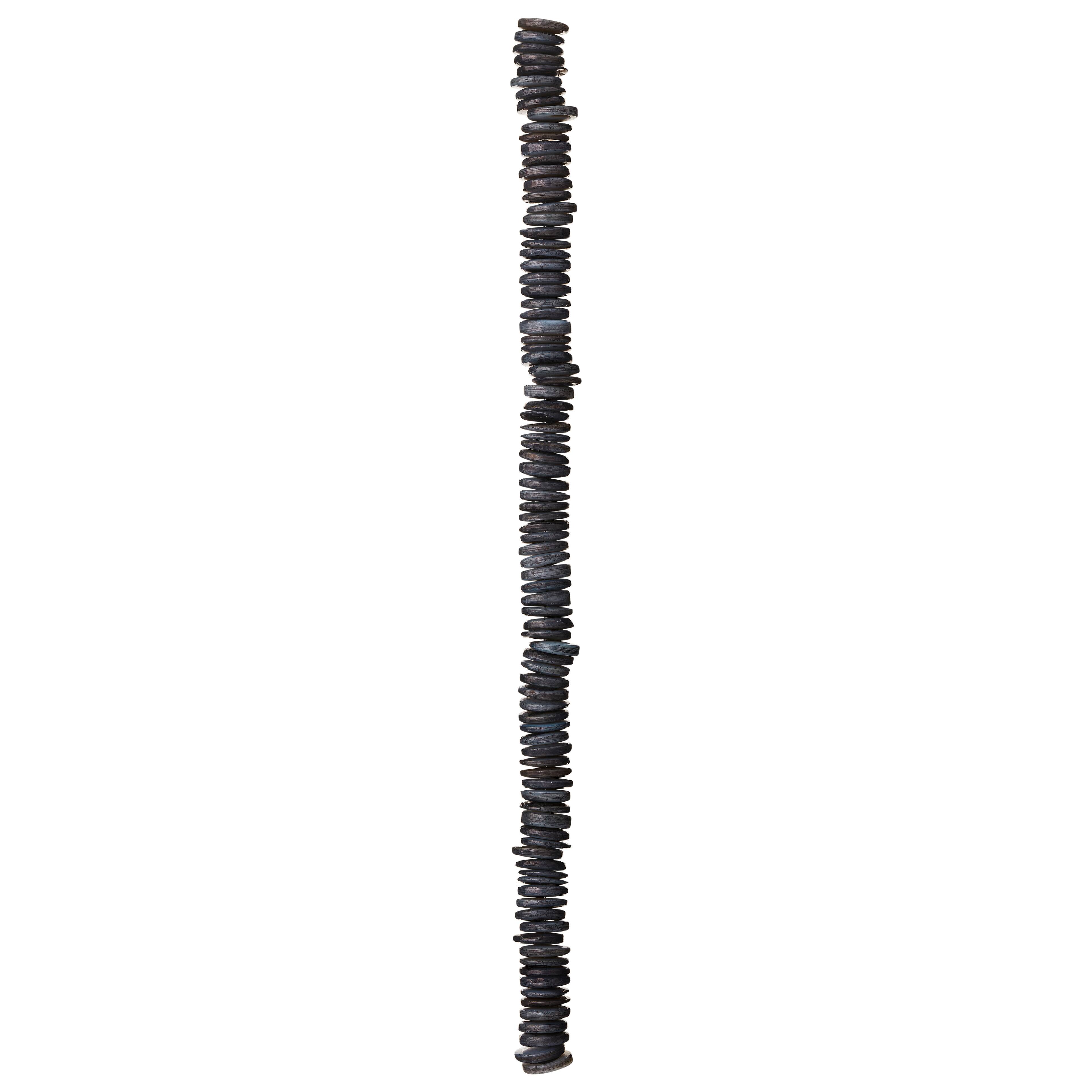 12 Pack: Gray Shell Rondelle Beads, 8.7mm by Bead Landing&#x2122;