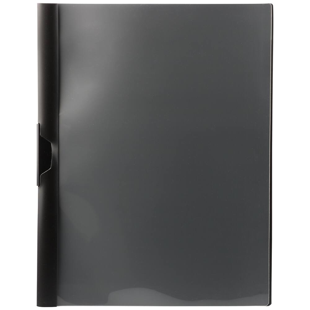 JAM Paper 9" x 12" Plastic Report Cover with Slide Lock Clip