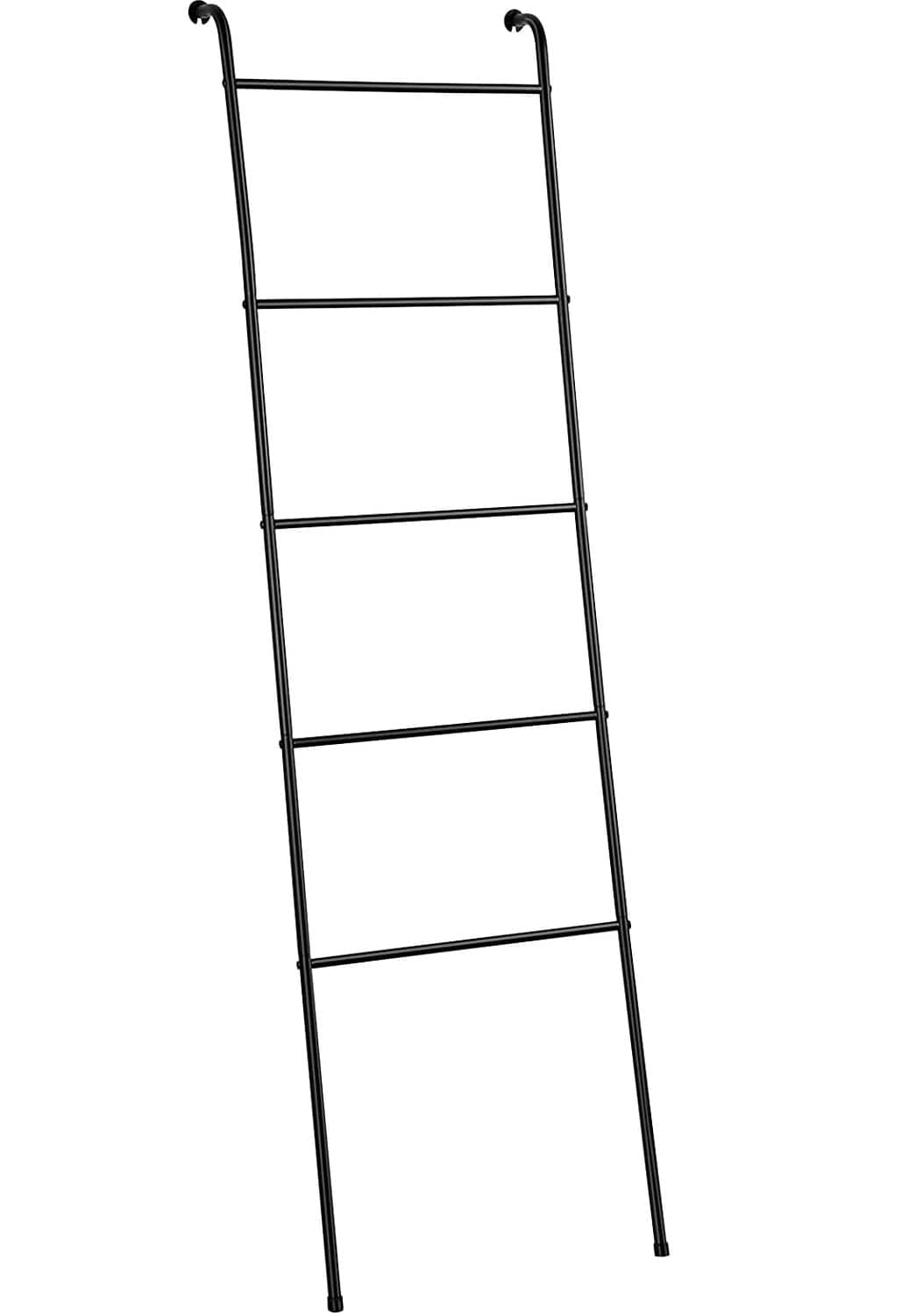 NEX™ 5ft. Black Metal Wall-Leaning Blanket Ladder Rack