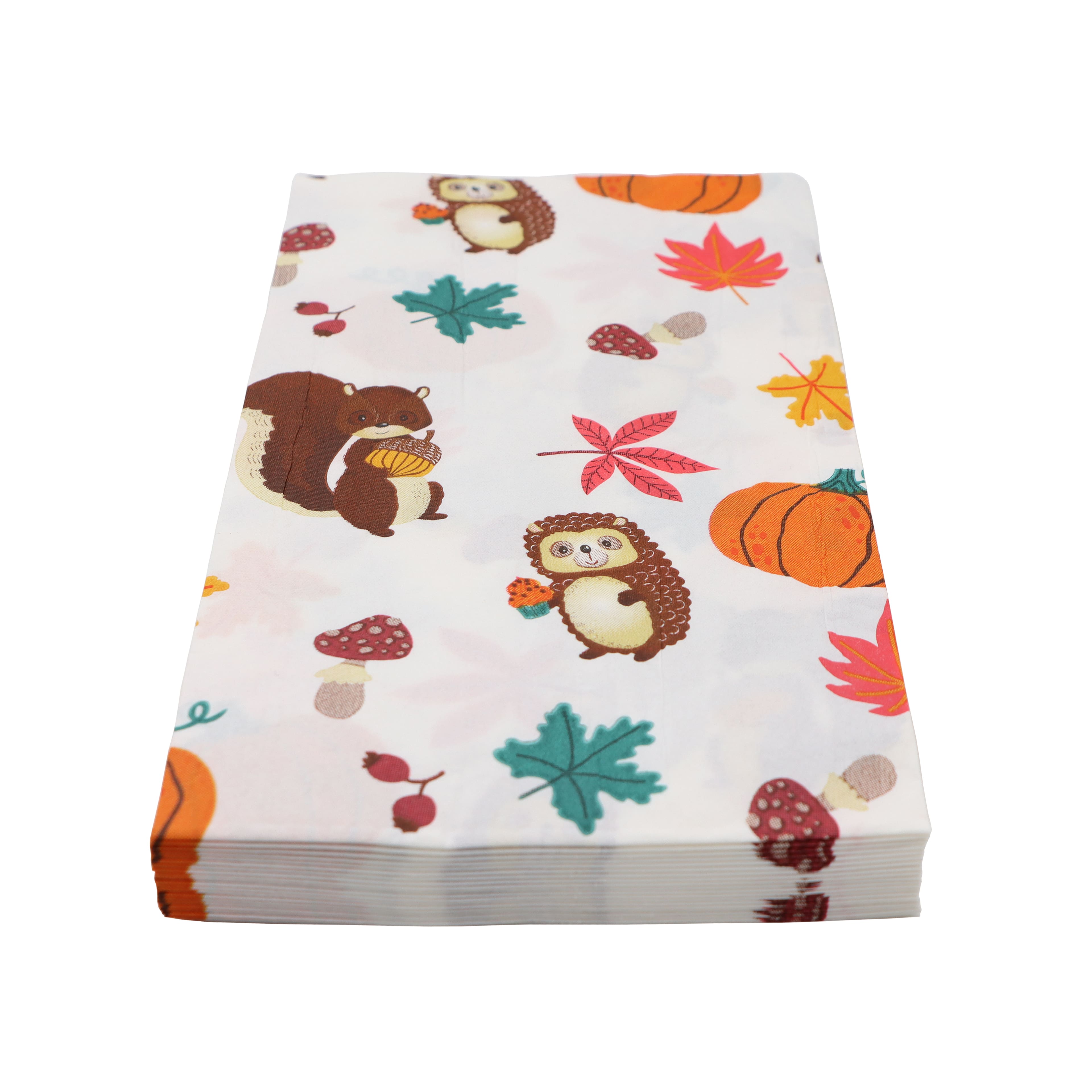 Thanksgiving Squirrel &#x26; Hedgehog Dinner Napkins, 20ct. by Celebrate It&#x2122;