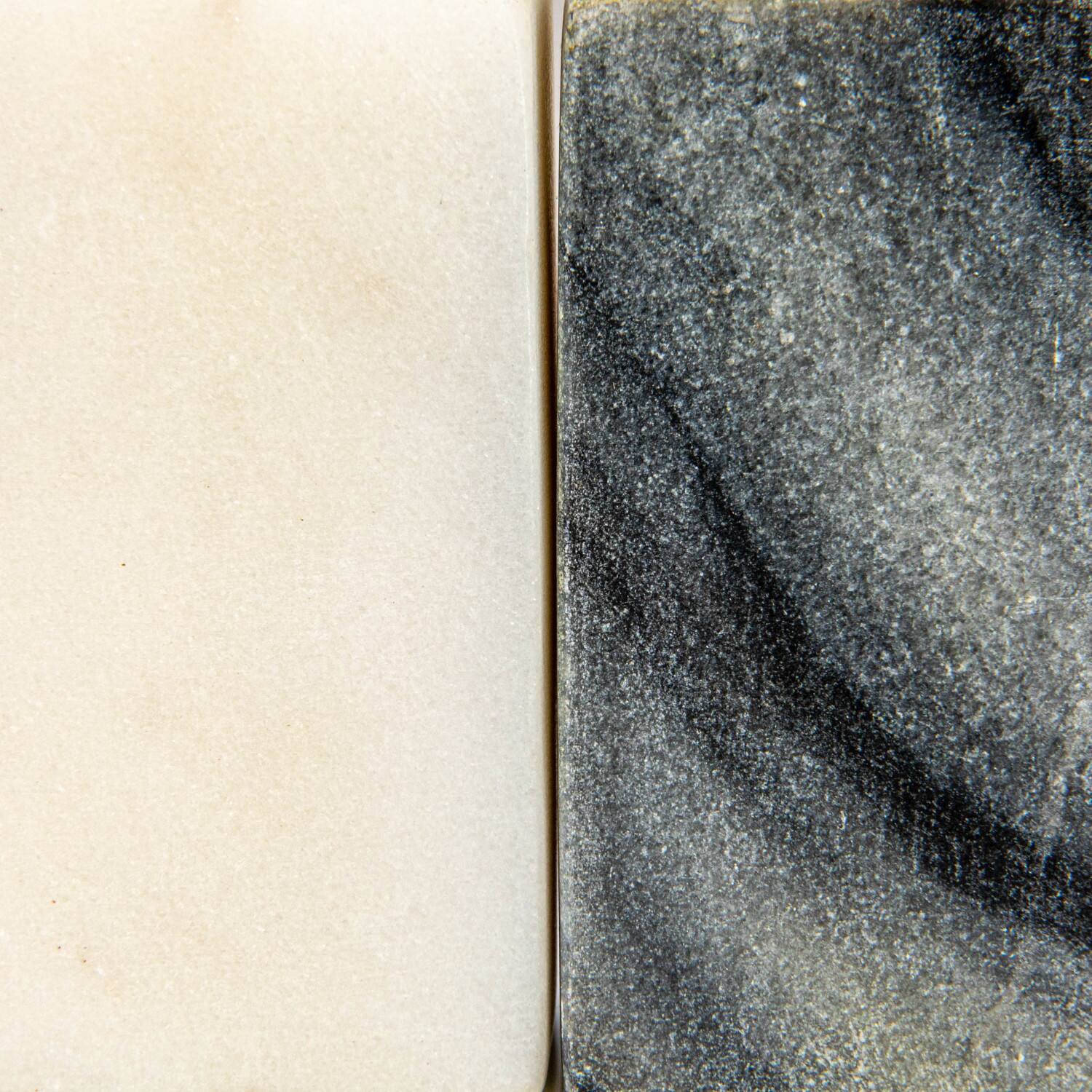 Hello Honey® Heart-Shaped Marble Salt & Pepper Shakers Set