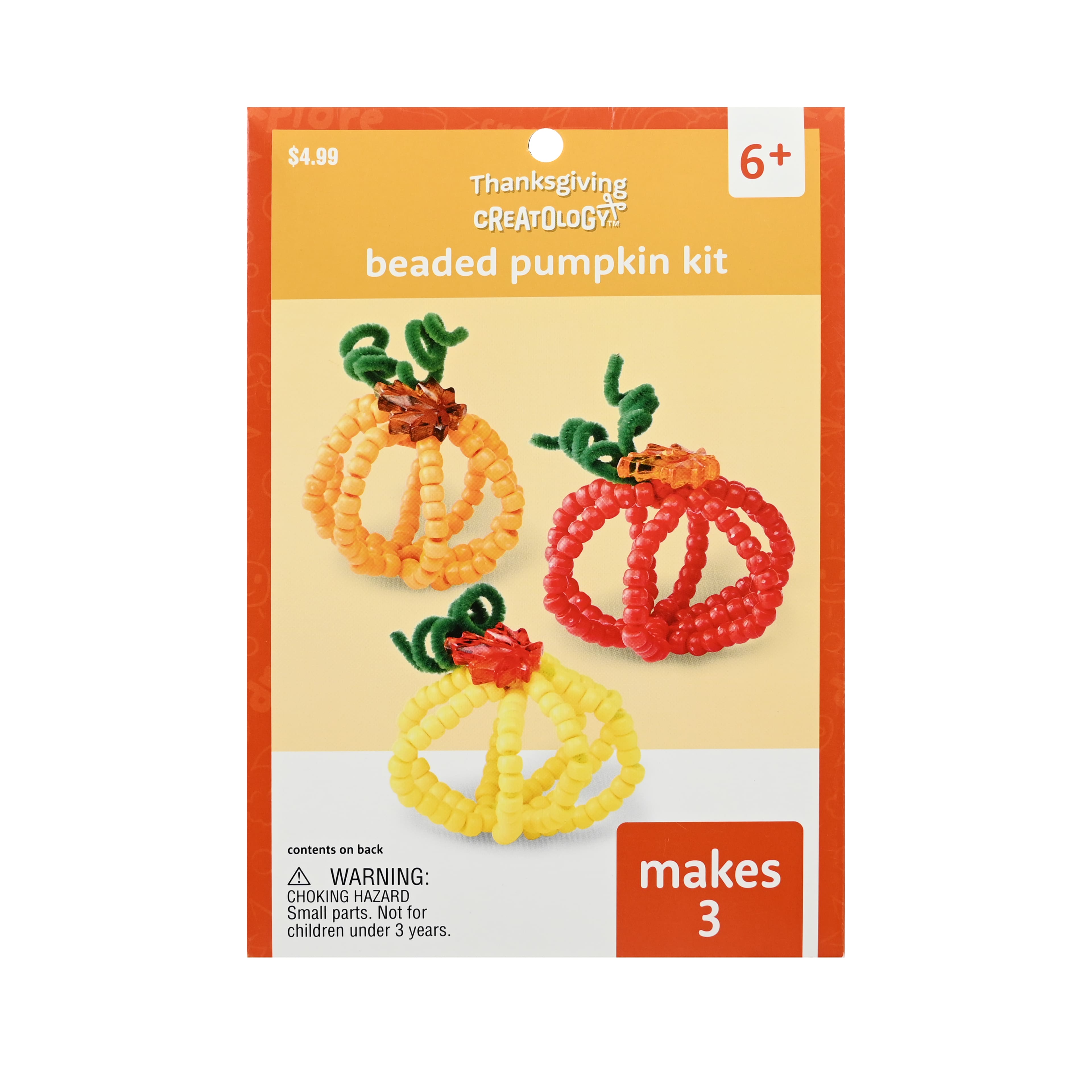 Beaded Pumpkin Craft Kit by Creatology™