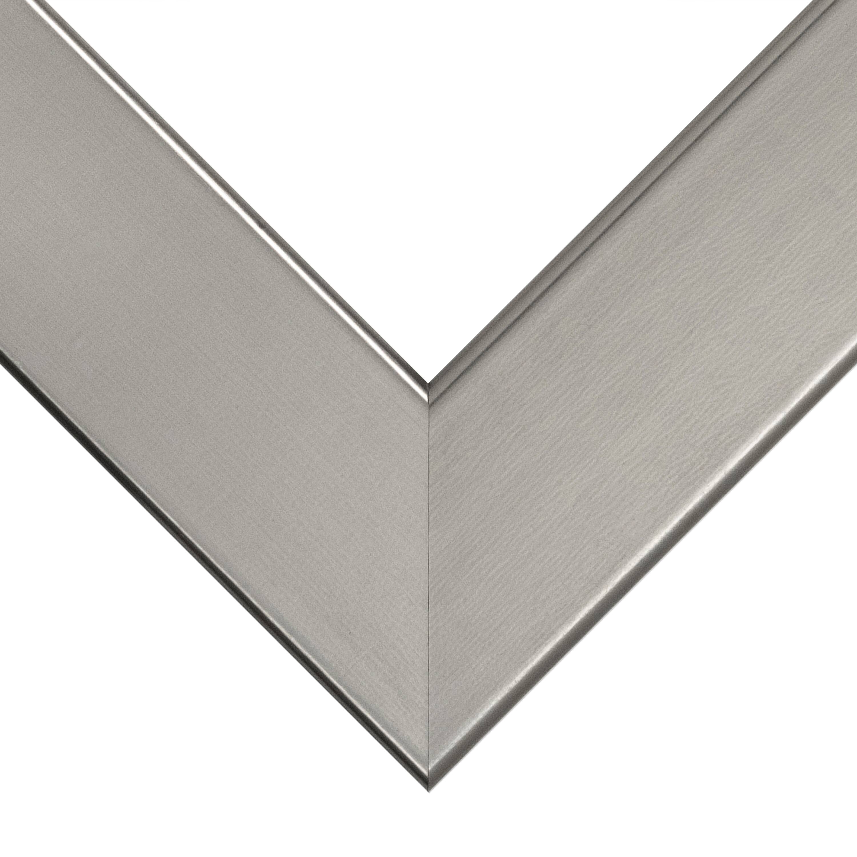 Frame USA Stainless Silver Single Image Picture Frame