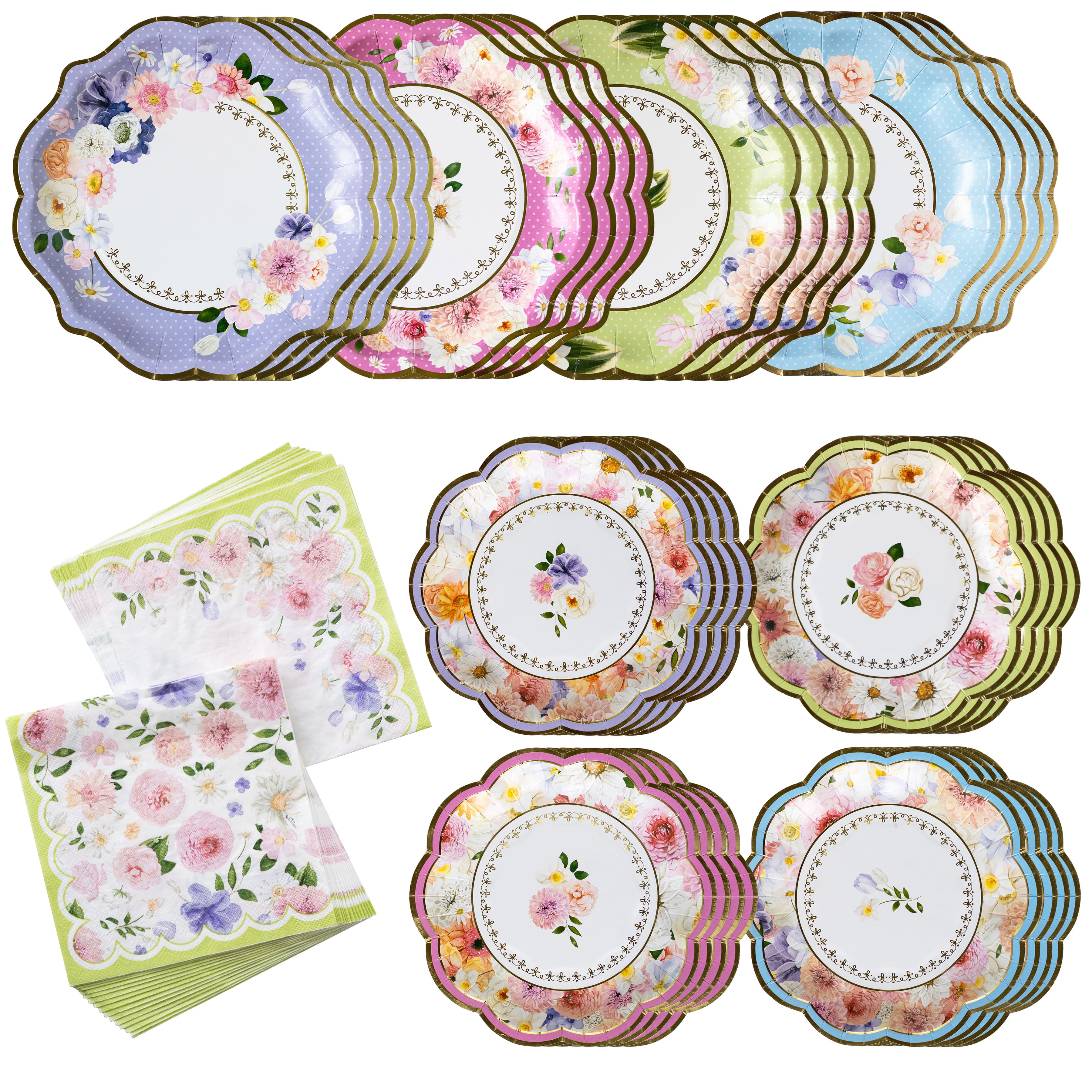 Kate Aspen&#xAE; Tea Time Party 62-Piece Party Tableware Set