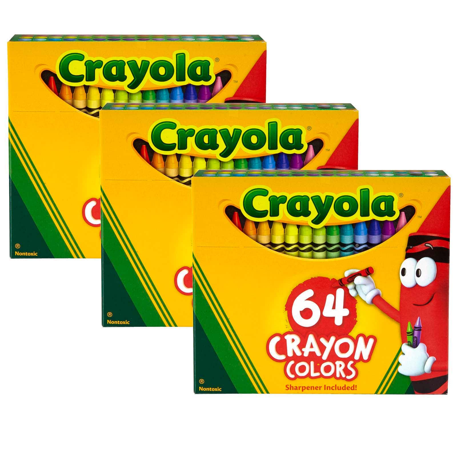 3 Packs: 64 ct. (192) Crayola® Crayon Colors