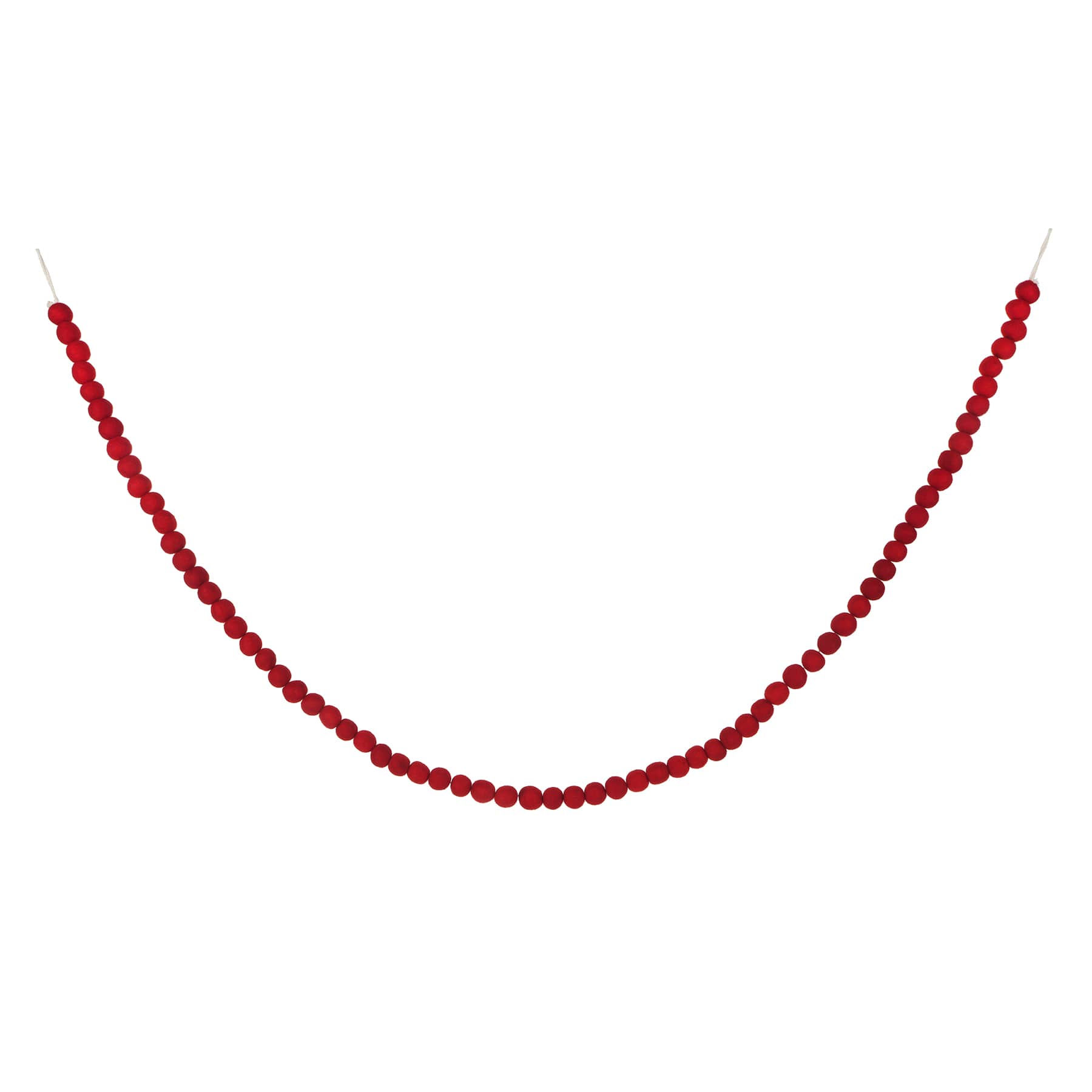 6ft. Red Pom Pom Garland by Ashland&#xAE;