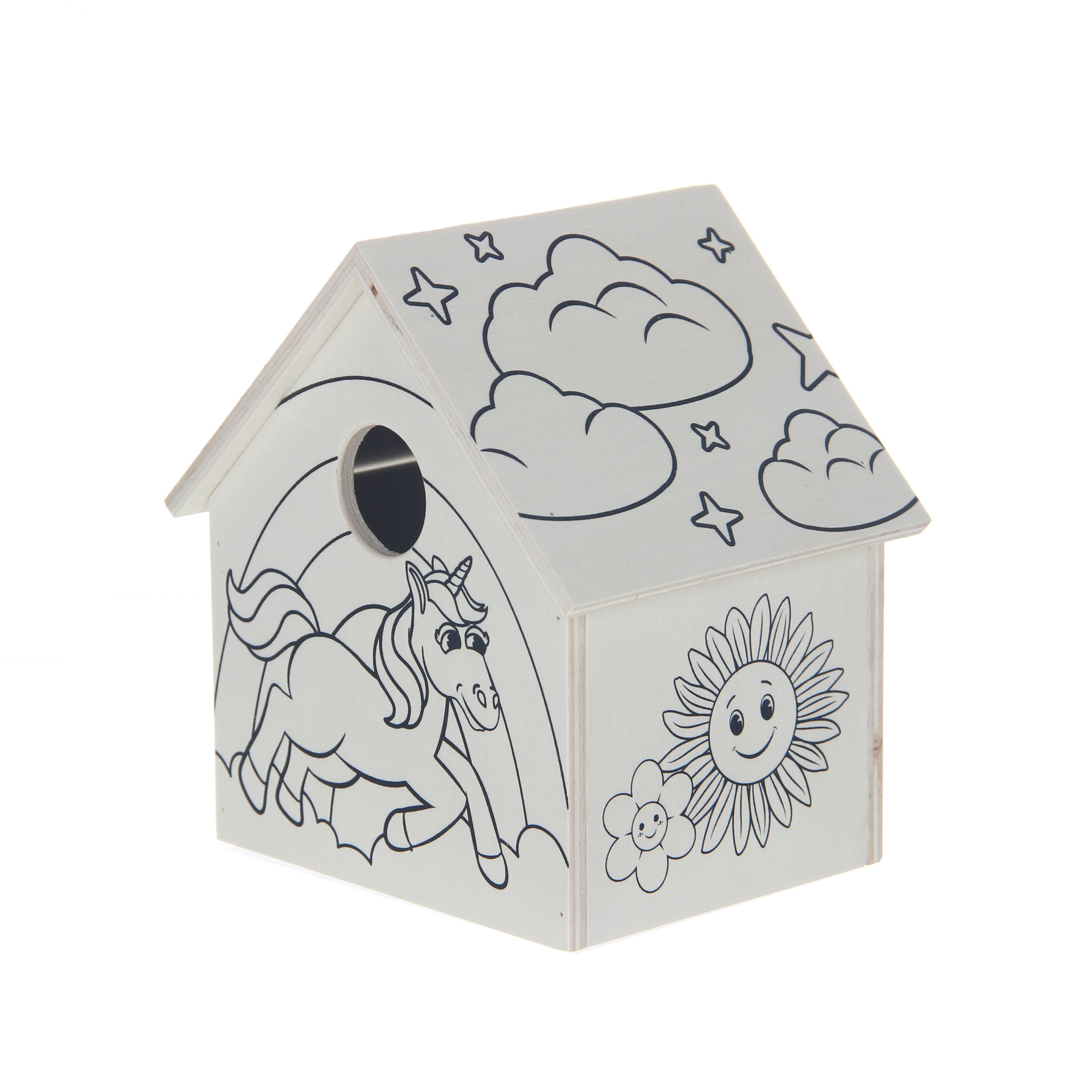 Wood Unicorn Birdhouse Kit by Creatology&#x2122;