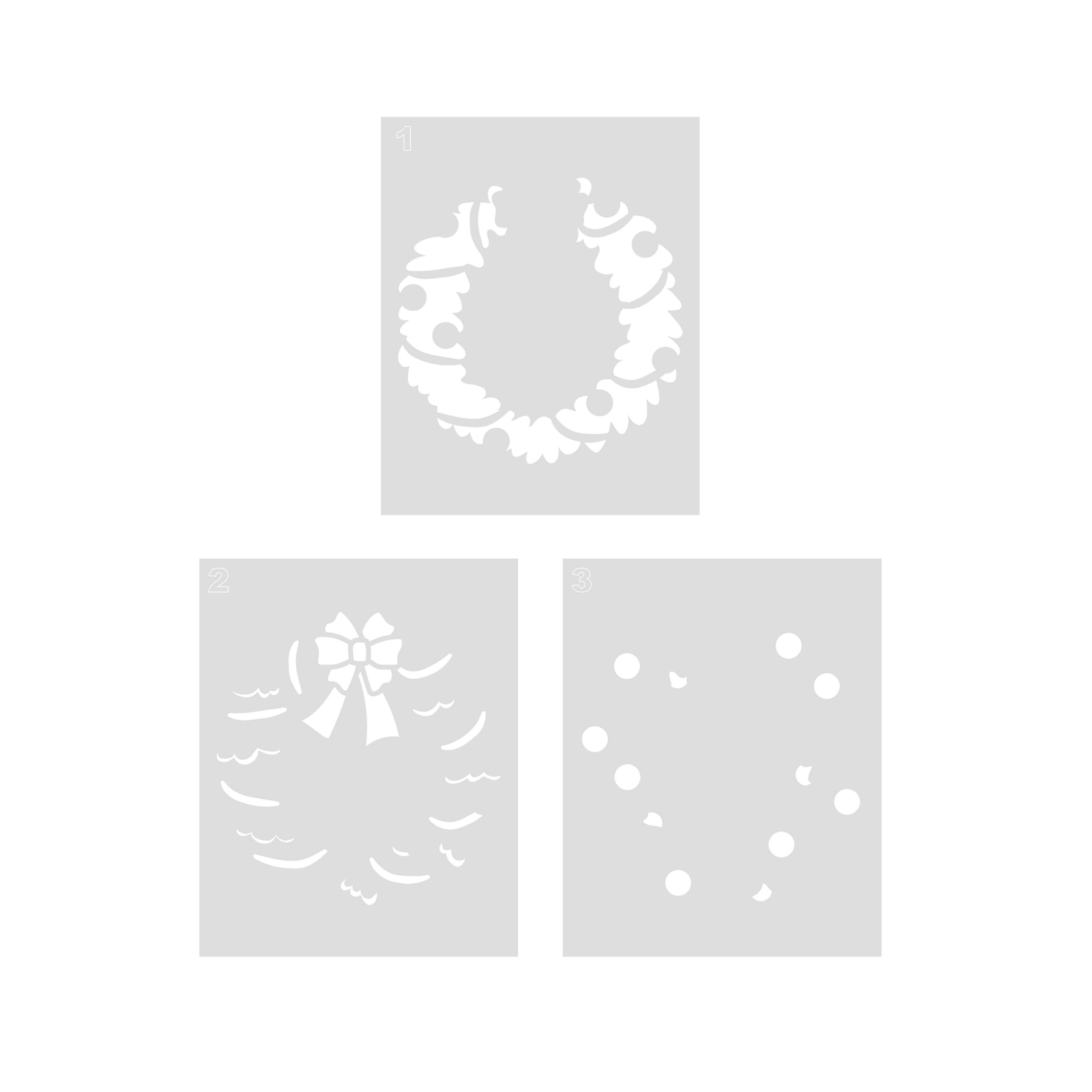 Wreath Layering Stencils by Recollections&#x2122;