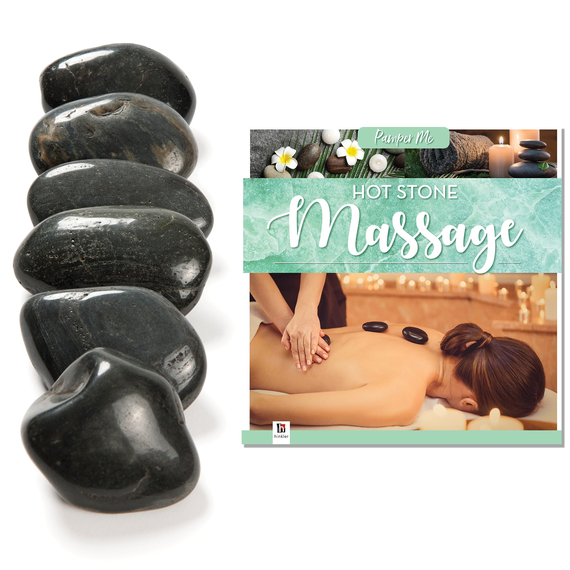 Hinkler Pamper Me Hot Stone Message Box Set