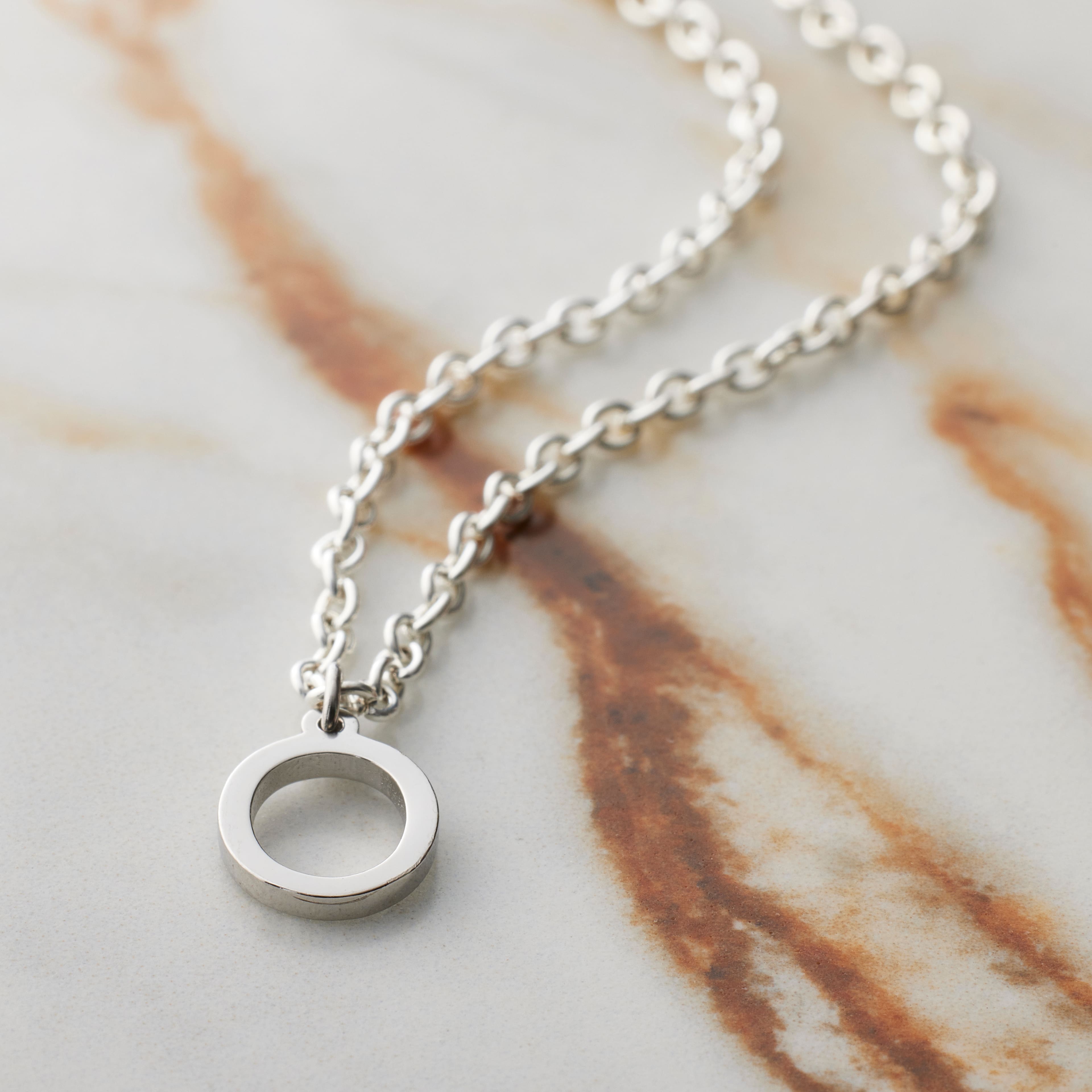12 Pack: Sterling Silver Alphabet Charm by Bead Landing&#x2122;