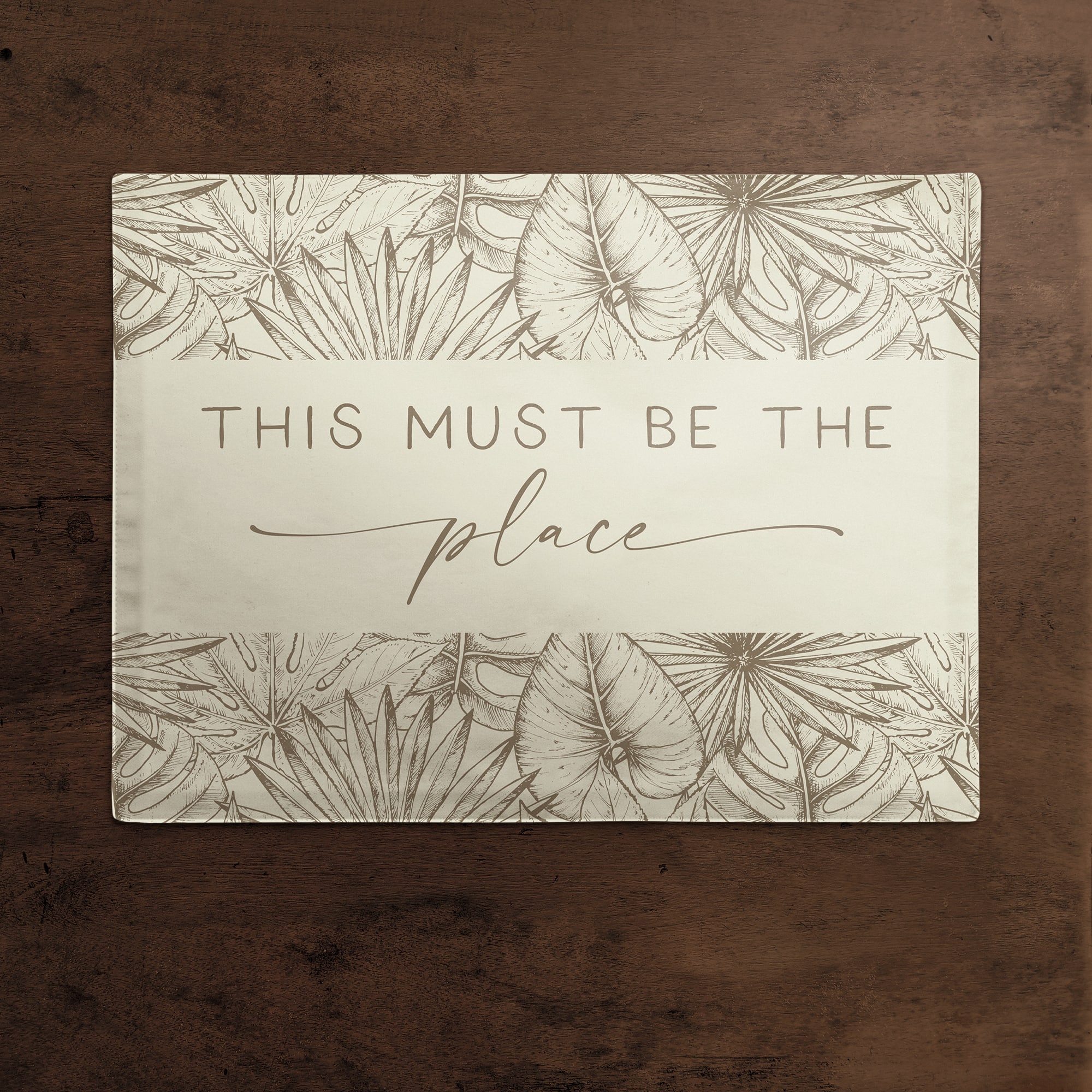This Must Be the Place Cotton Twill Placemat