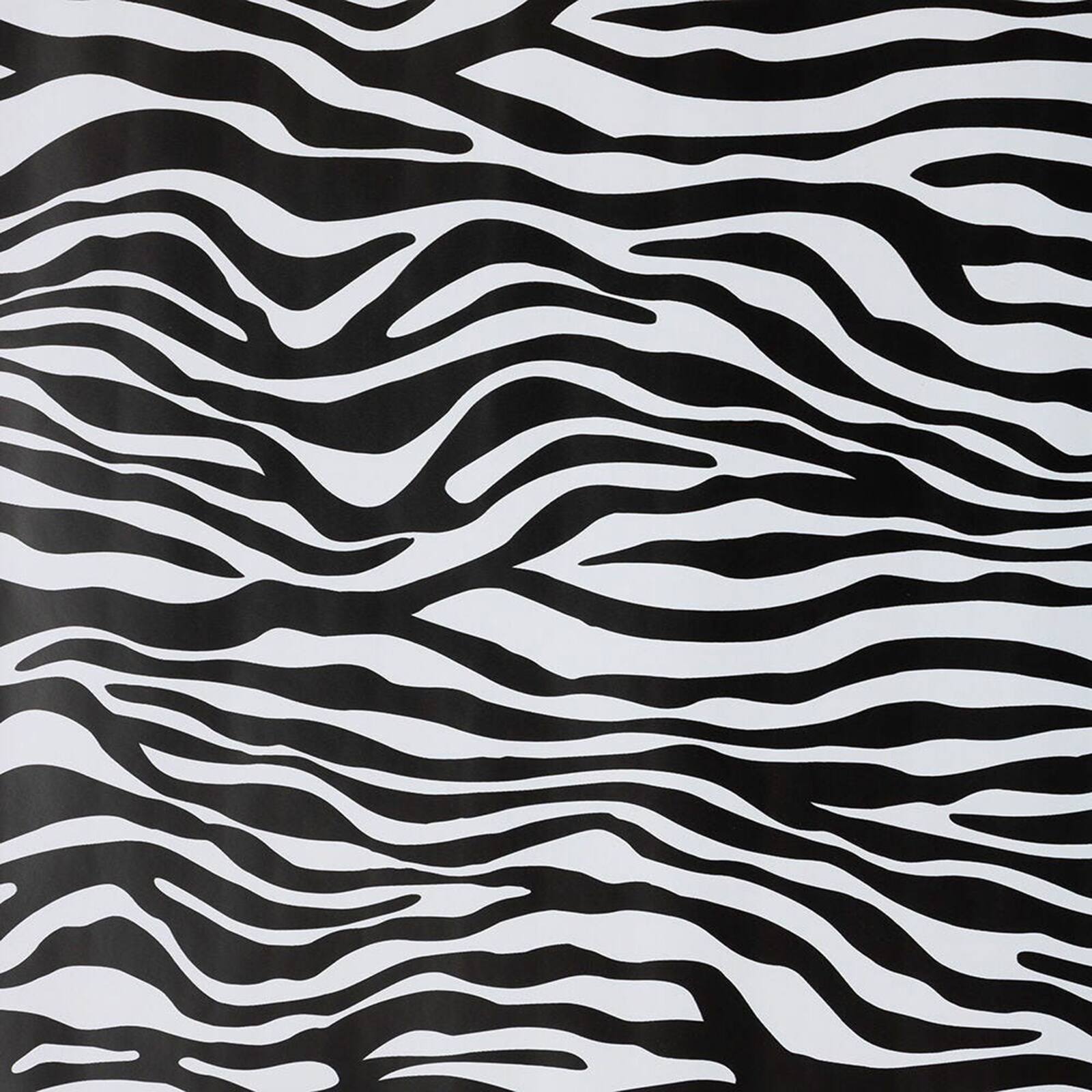 JAM Paper Safari Black &#x26; White Zebra Gift Wrap, 2ct.