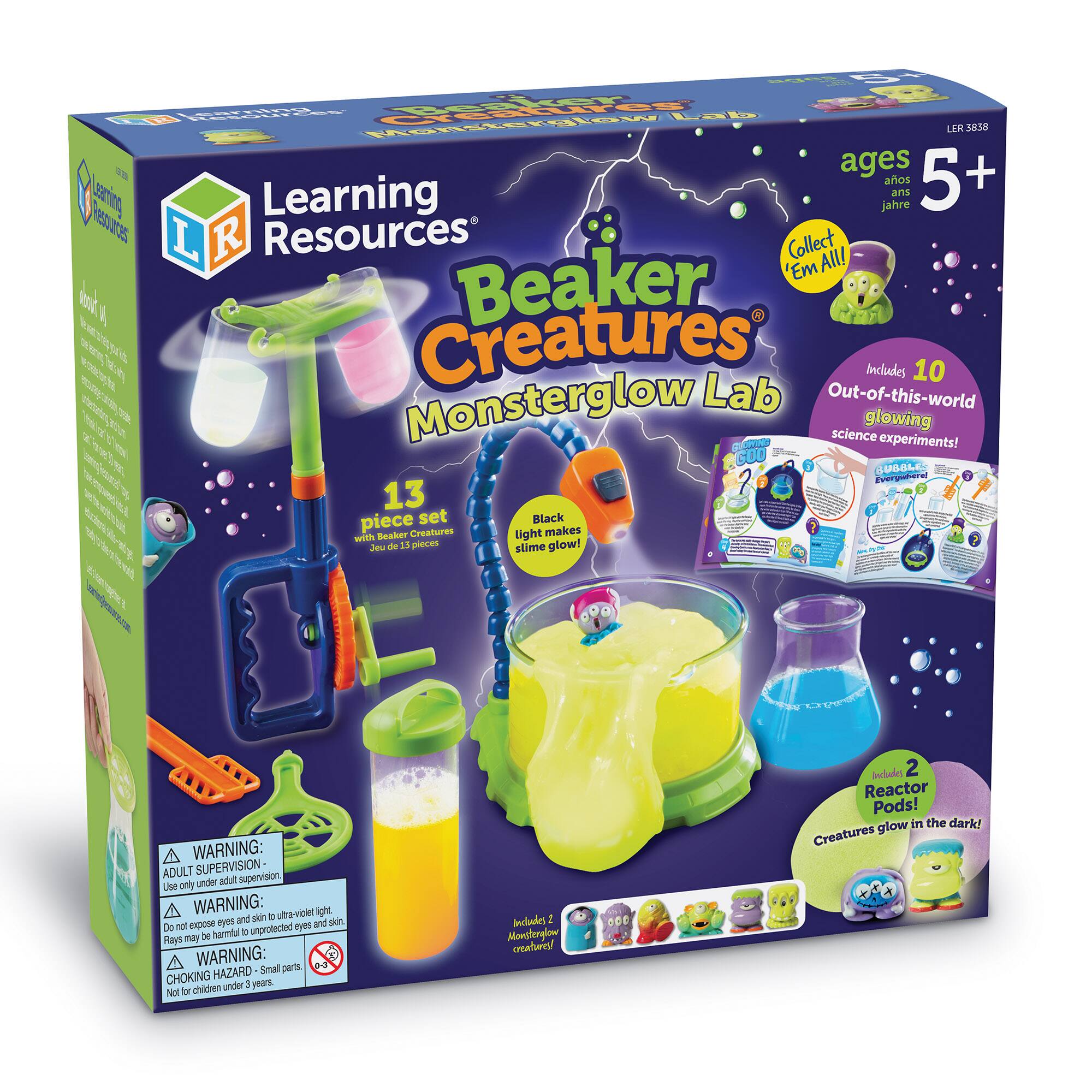 Learning Resources Beaker Creatures Monsterglow Lab
