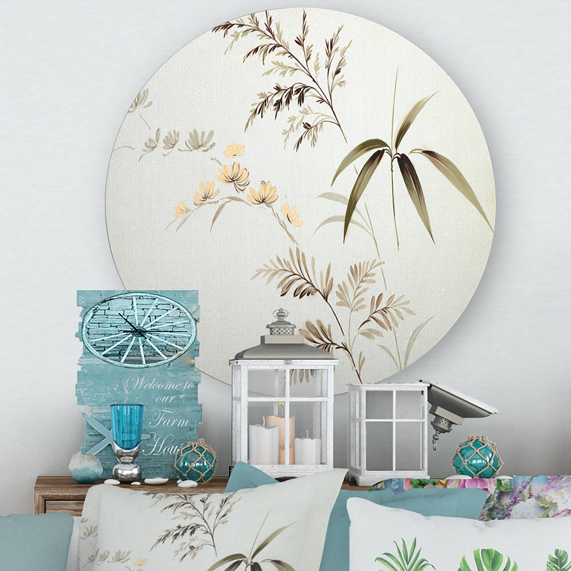 Designart - Retro Drawing of Flowers III