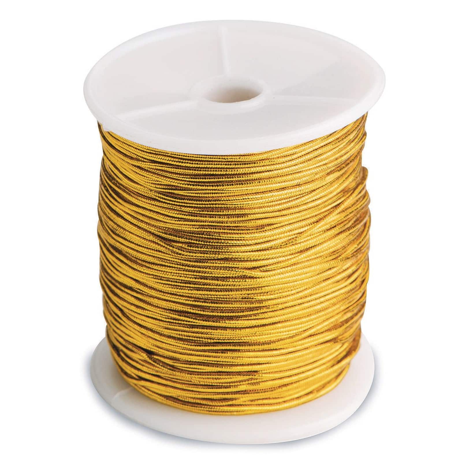 (price/each)metallic Gold Stretch Cord, Women's