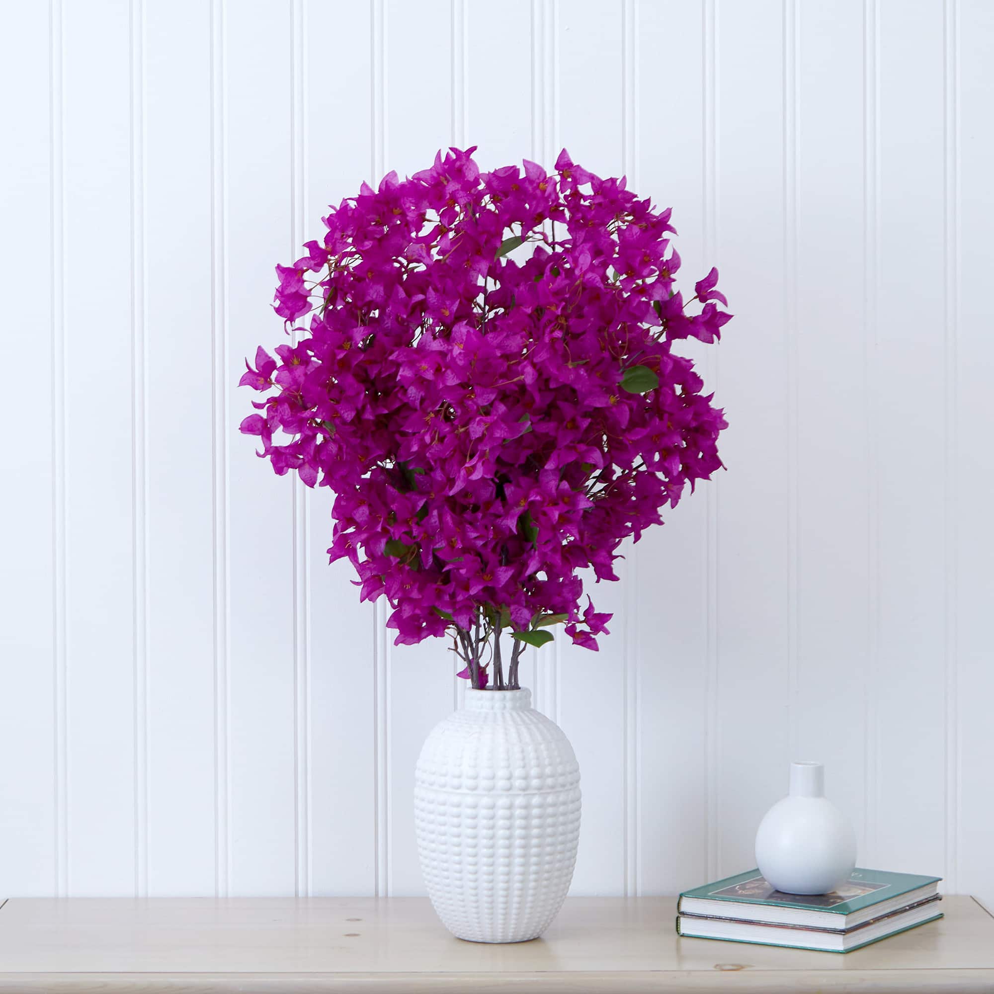 40" Artificial Purple Bougainvillea Arrangement with Vase