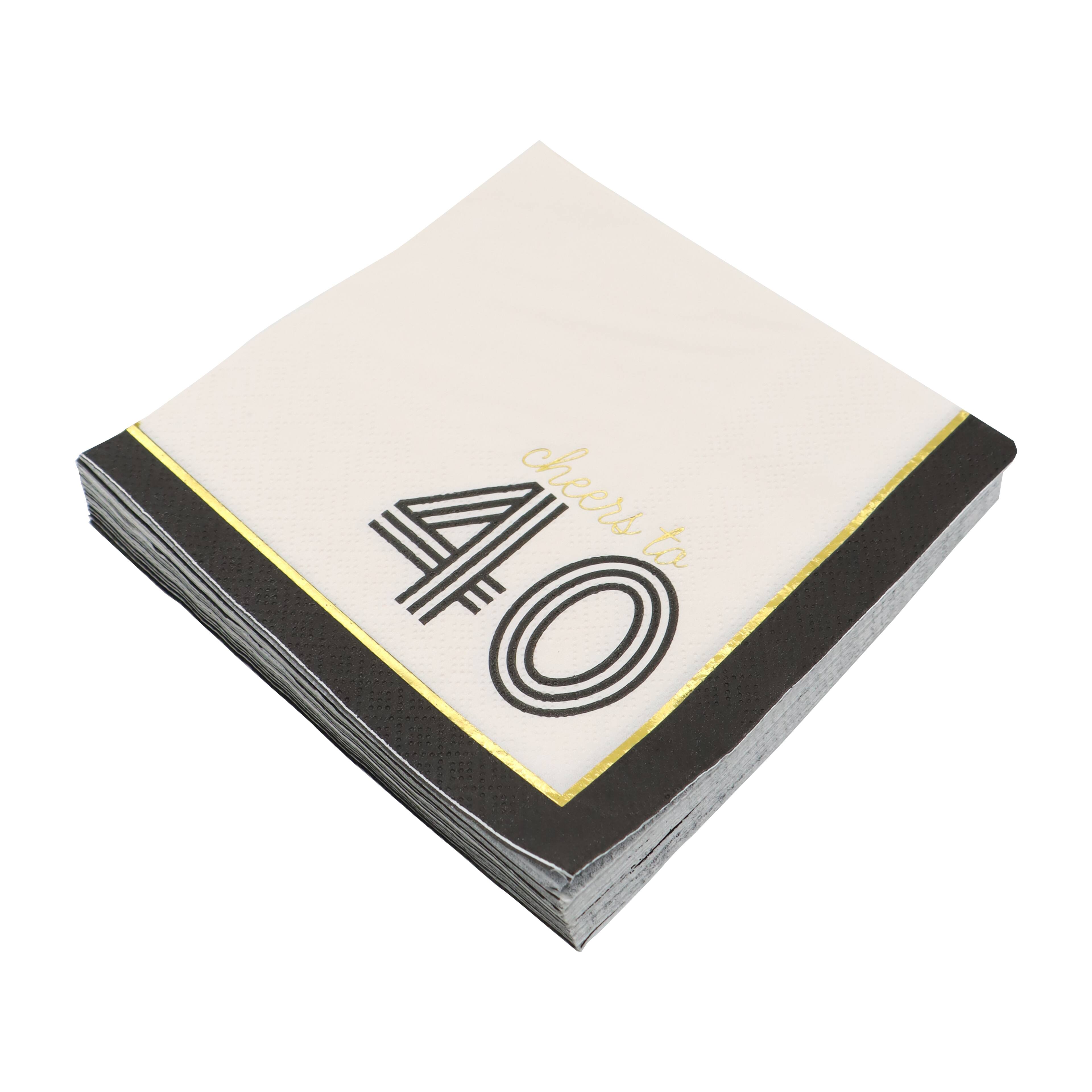 Cheers to 40 Paper Beverage Napkins, 20ct. by Celebrate It&#x2122;