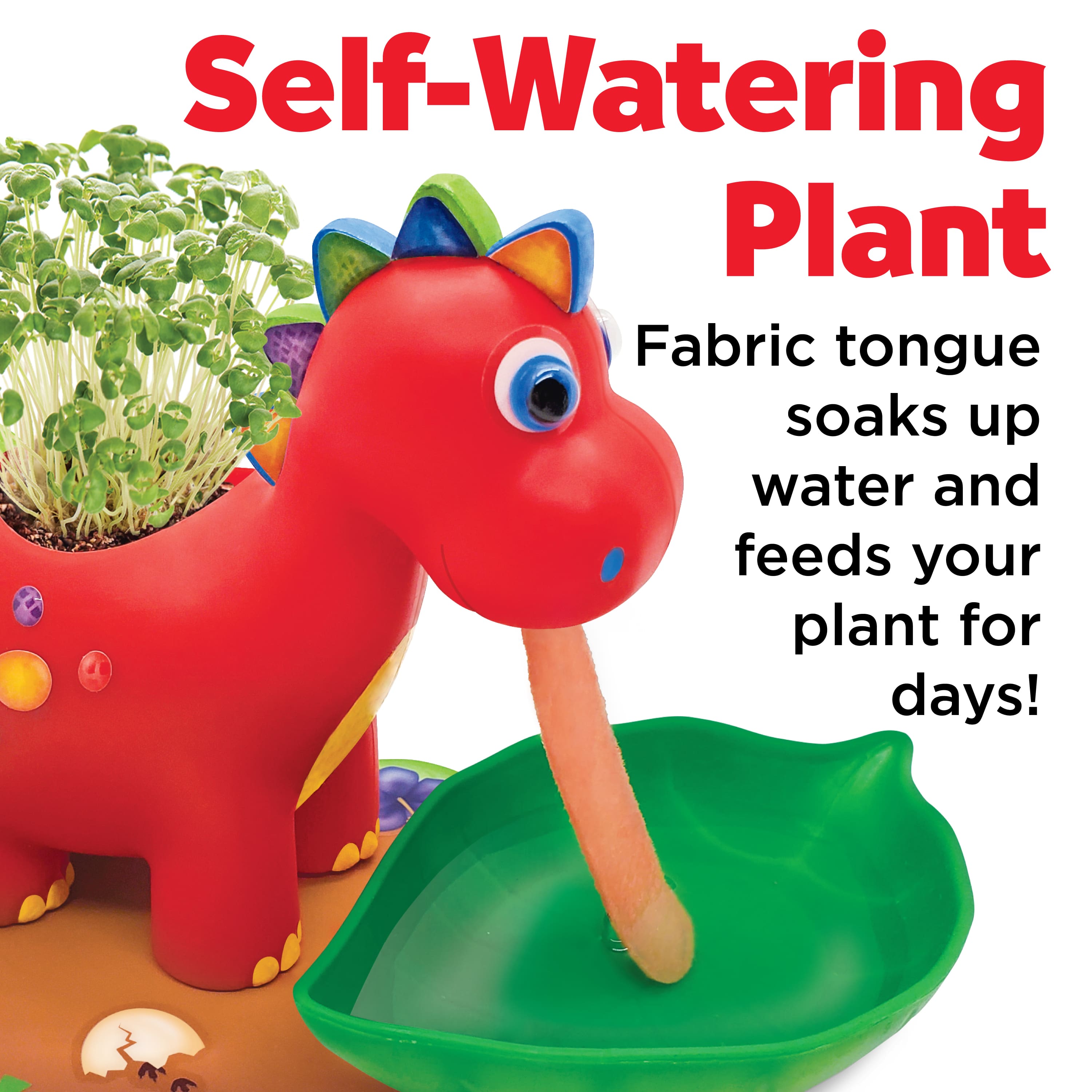 Creativity for Kids&#xAE; Self-Watering Plant Pet Dinosaur