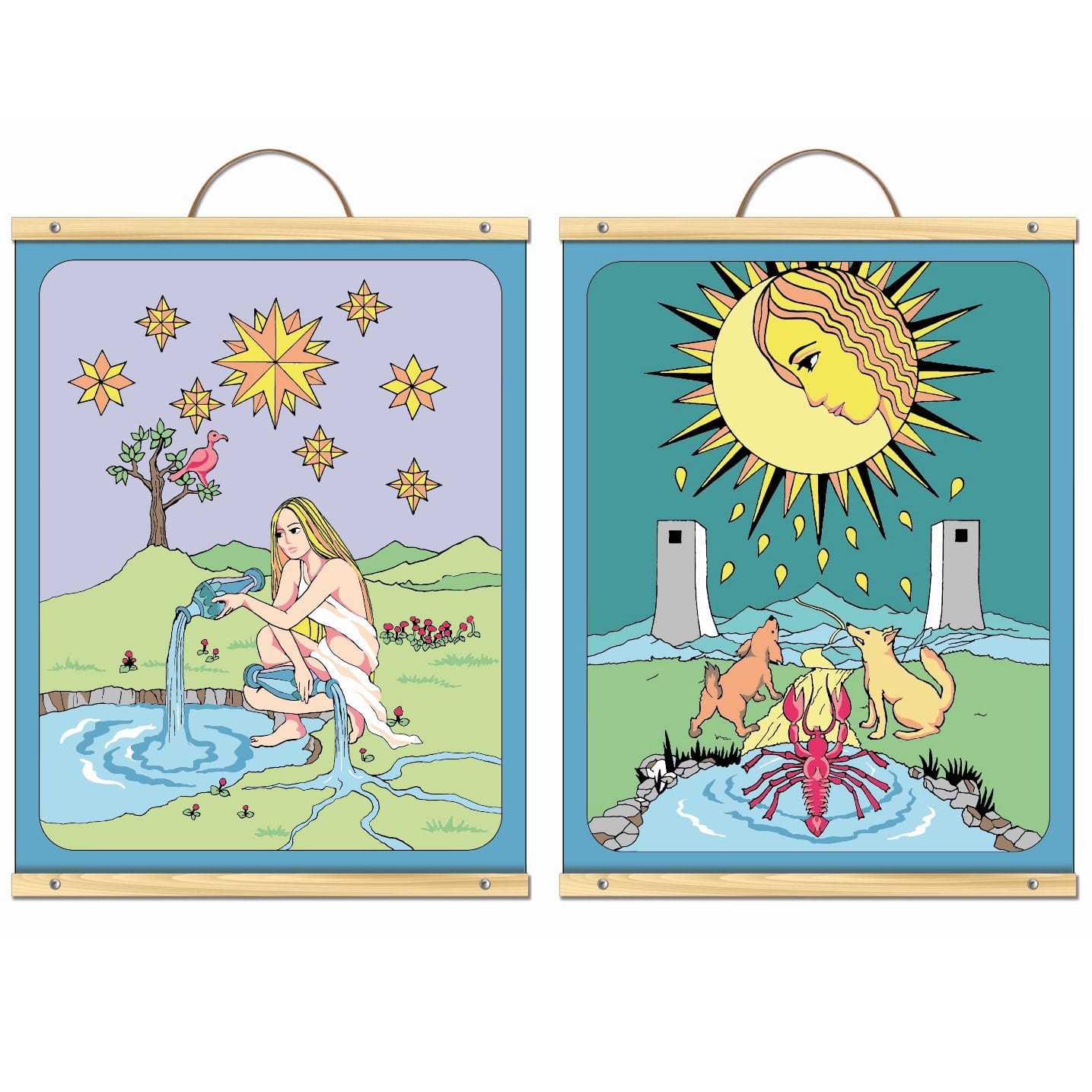 8" x 10" Star & Moon Tarot Paint-by-Number Kit by Artist's Loft®