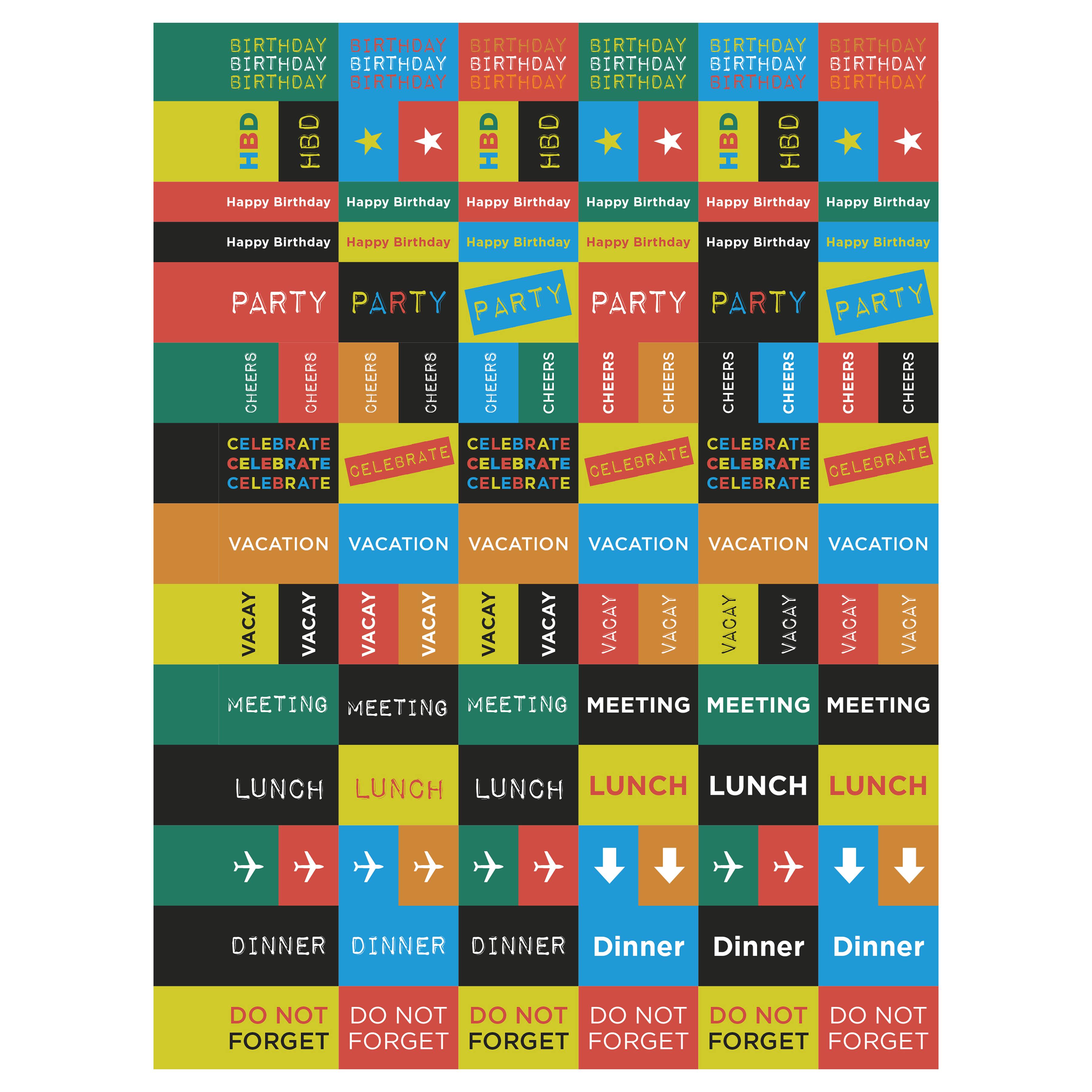 TF Publishing 2025-2026 Stamp Out Medium Weekly/Monthly Planner