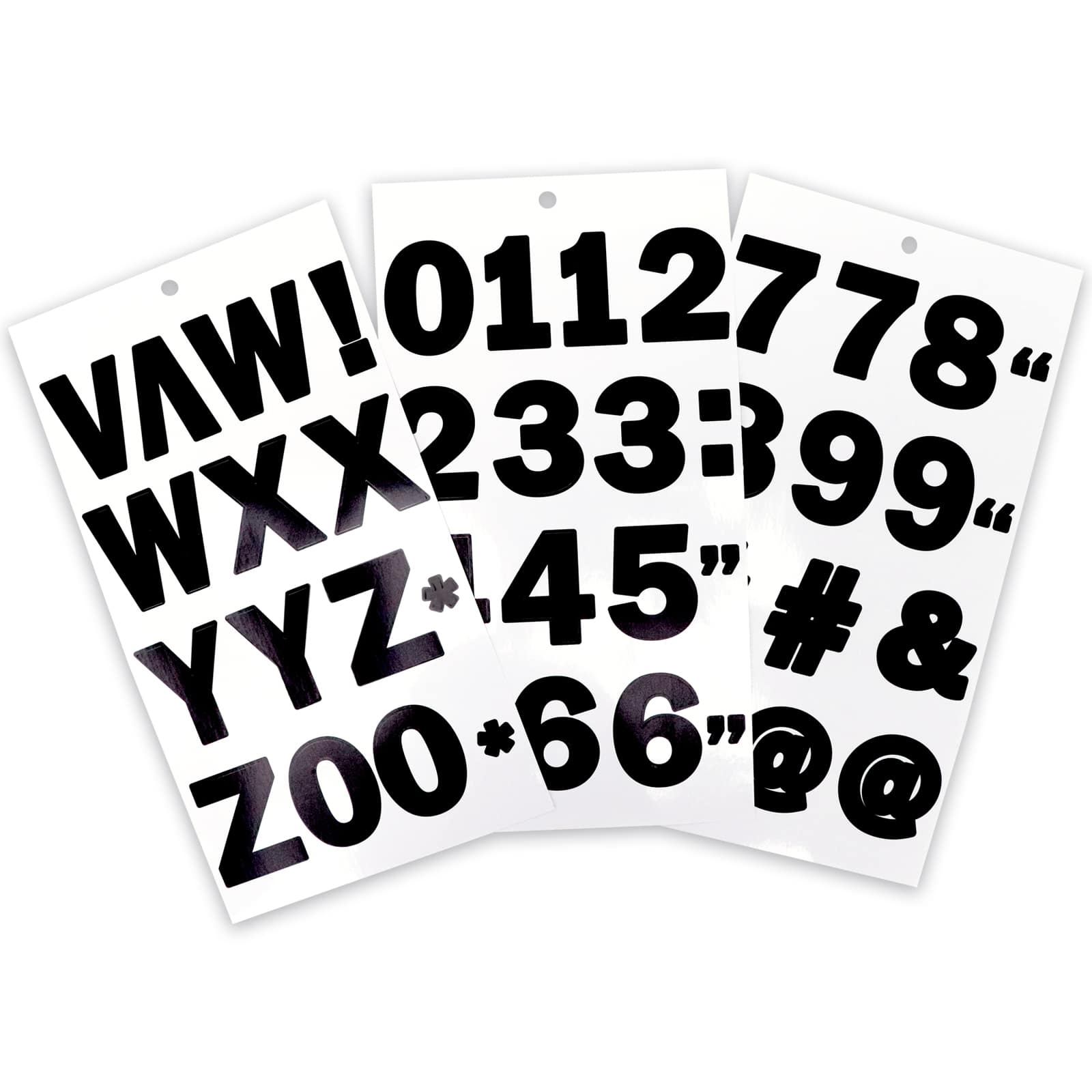 Black Vinyl Alphabet Sticker Sheets by Recollections&#x2122;