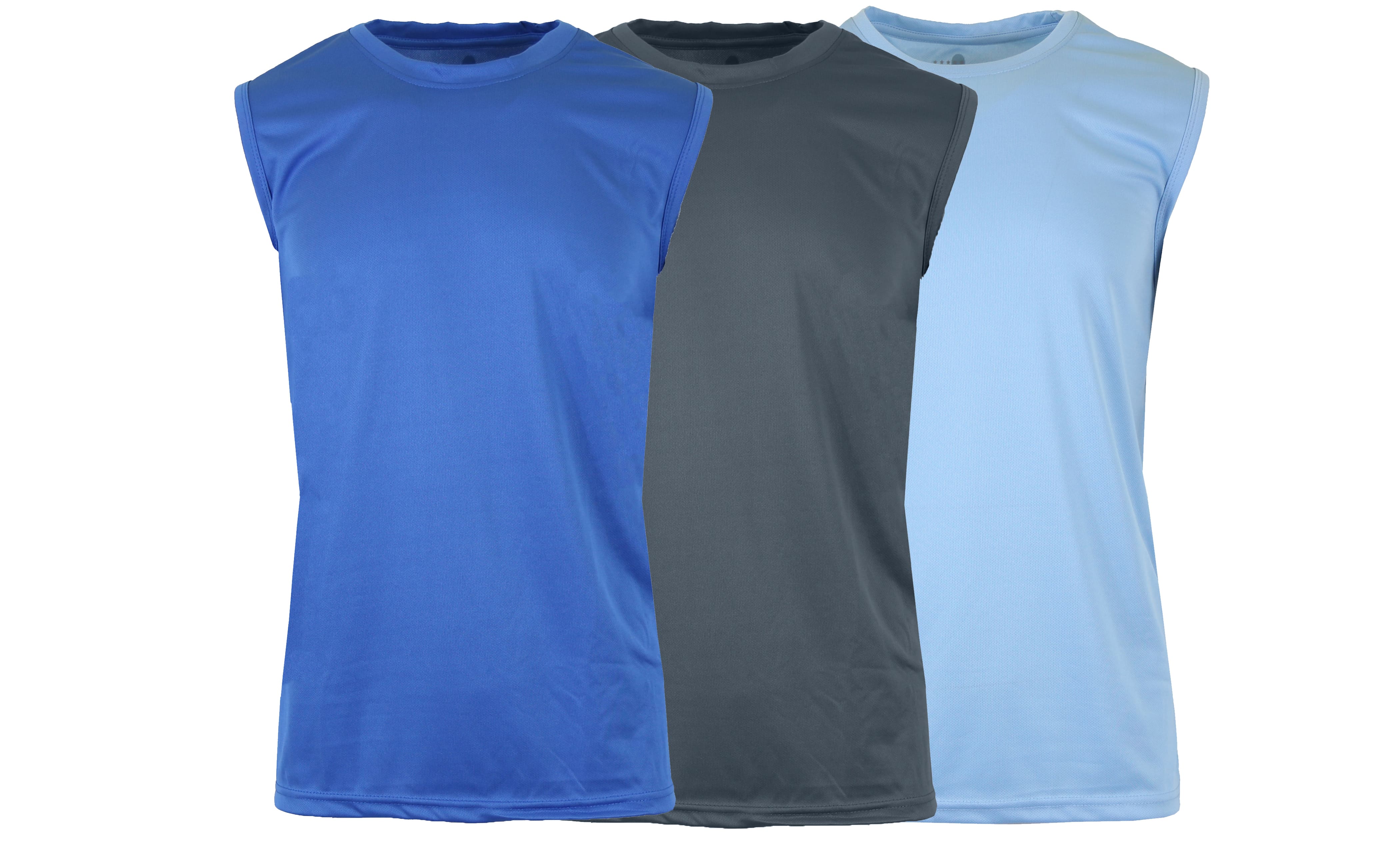Galaxy by Harvic Performance Men's Muscle T-Shirt 3 Pack