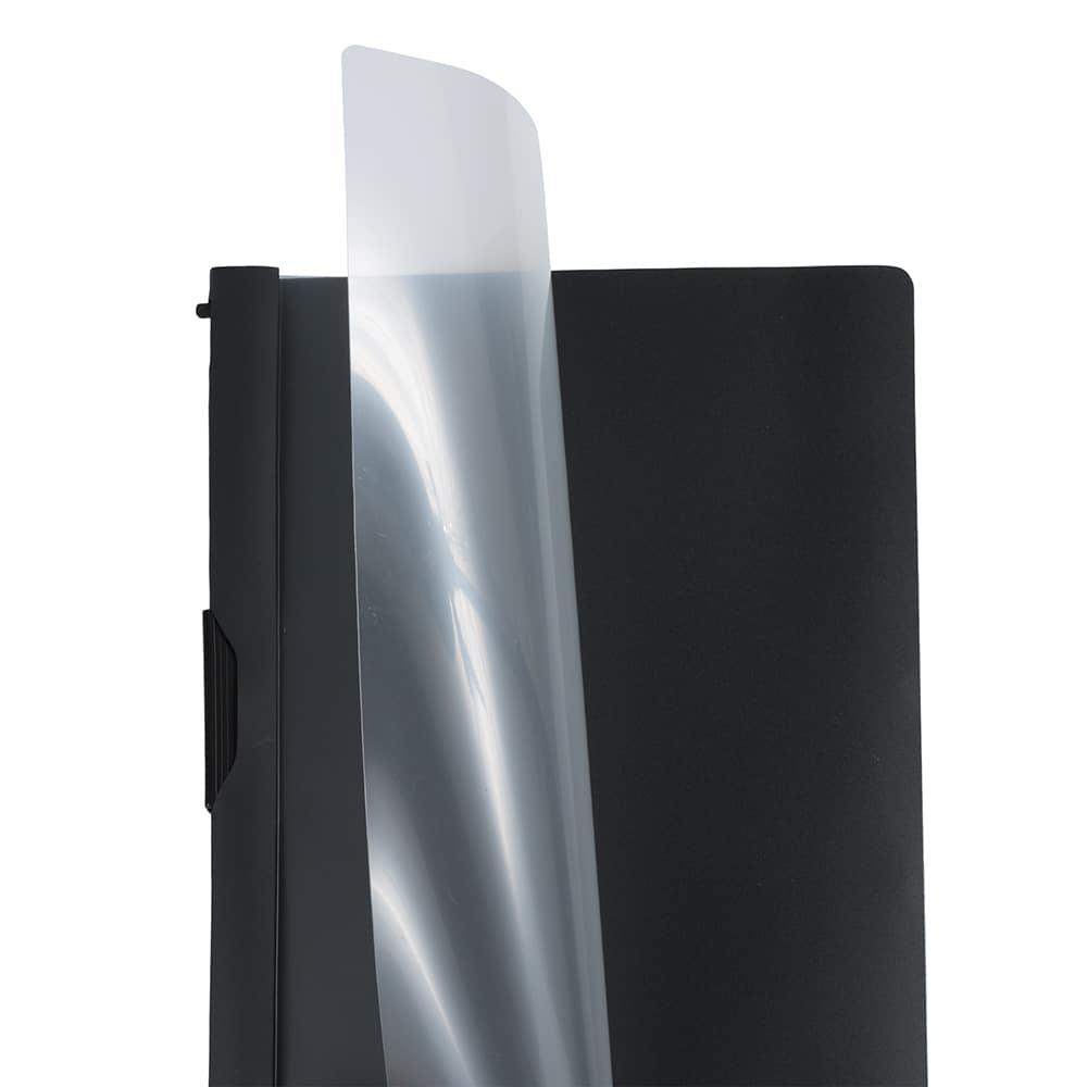 JAM Paper 9&#x22; x 12&#x22; Black Plastic Report Covers with Slide Lock Clip, 6ct.