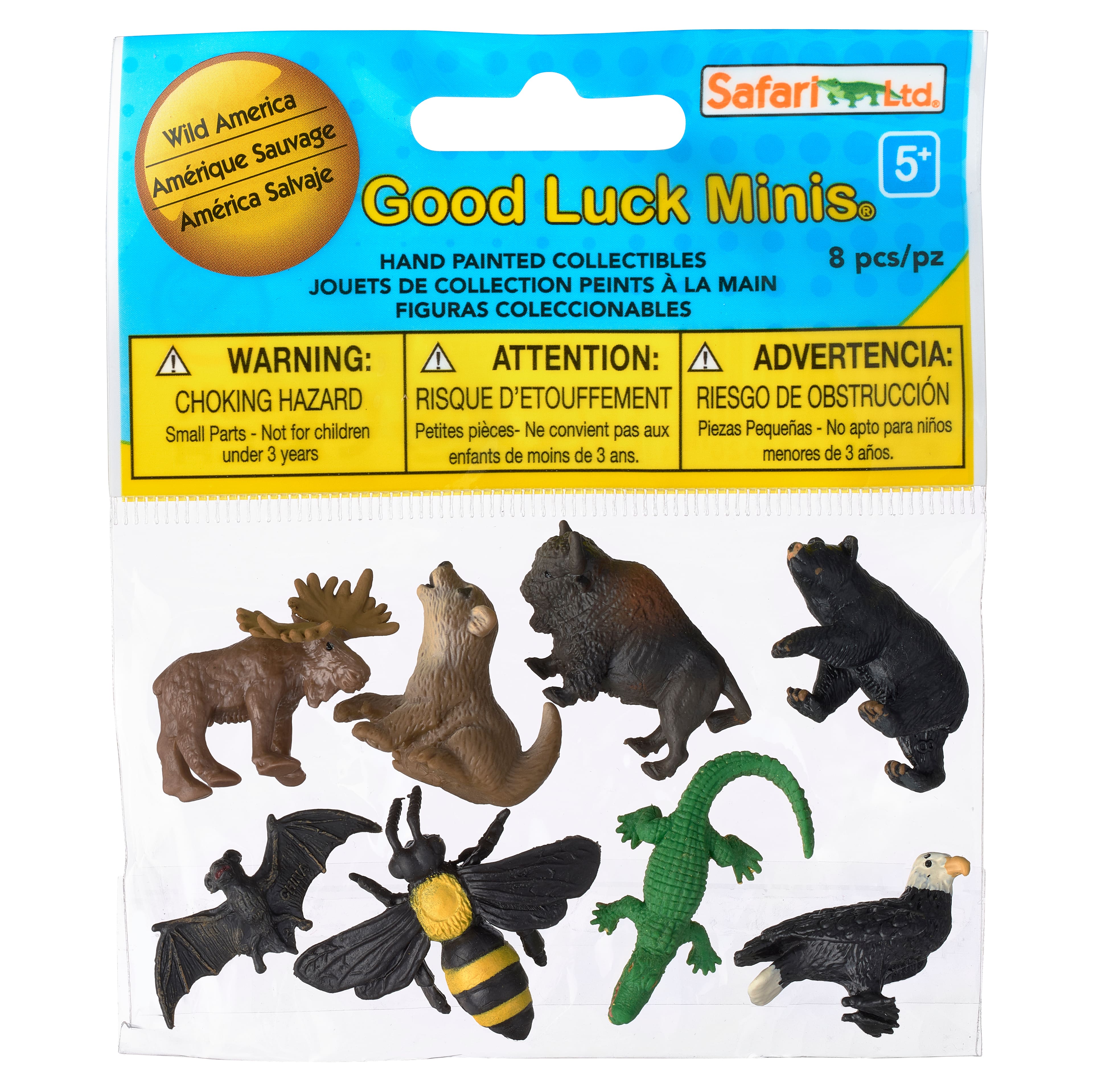 10 Pack: Safari Ltd&#xAE; Good Luck Minis&#xAE; Wild America Fun Pack