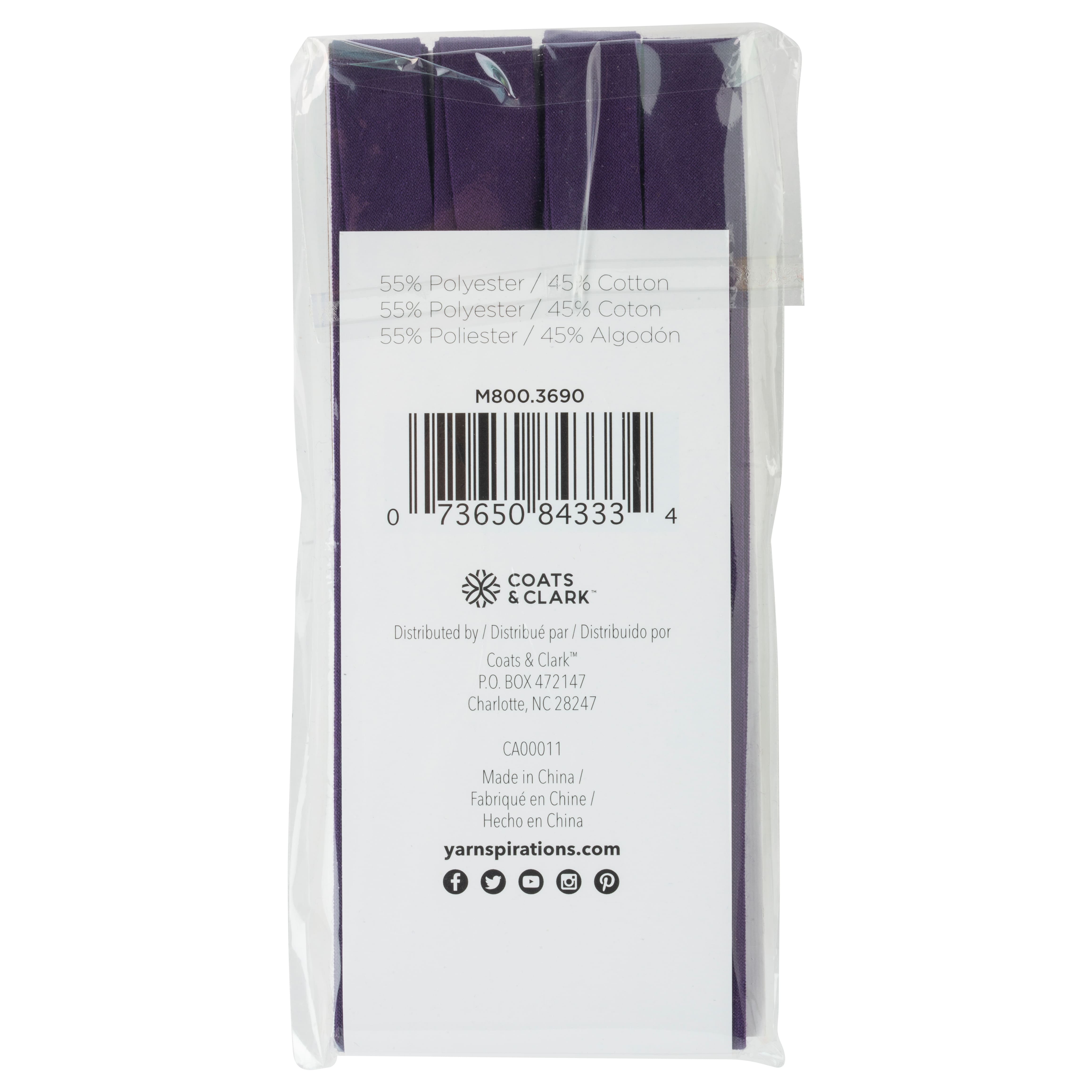 Coats &#x26; Clark&#x2122; Extra Wide Single Fold Bias Tape