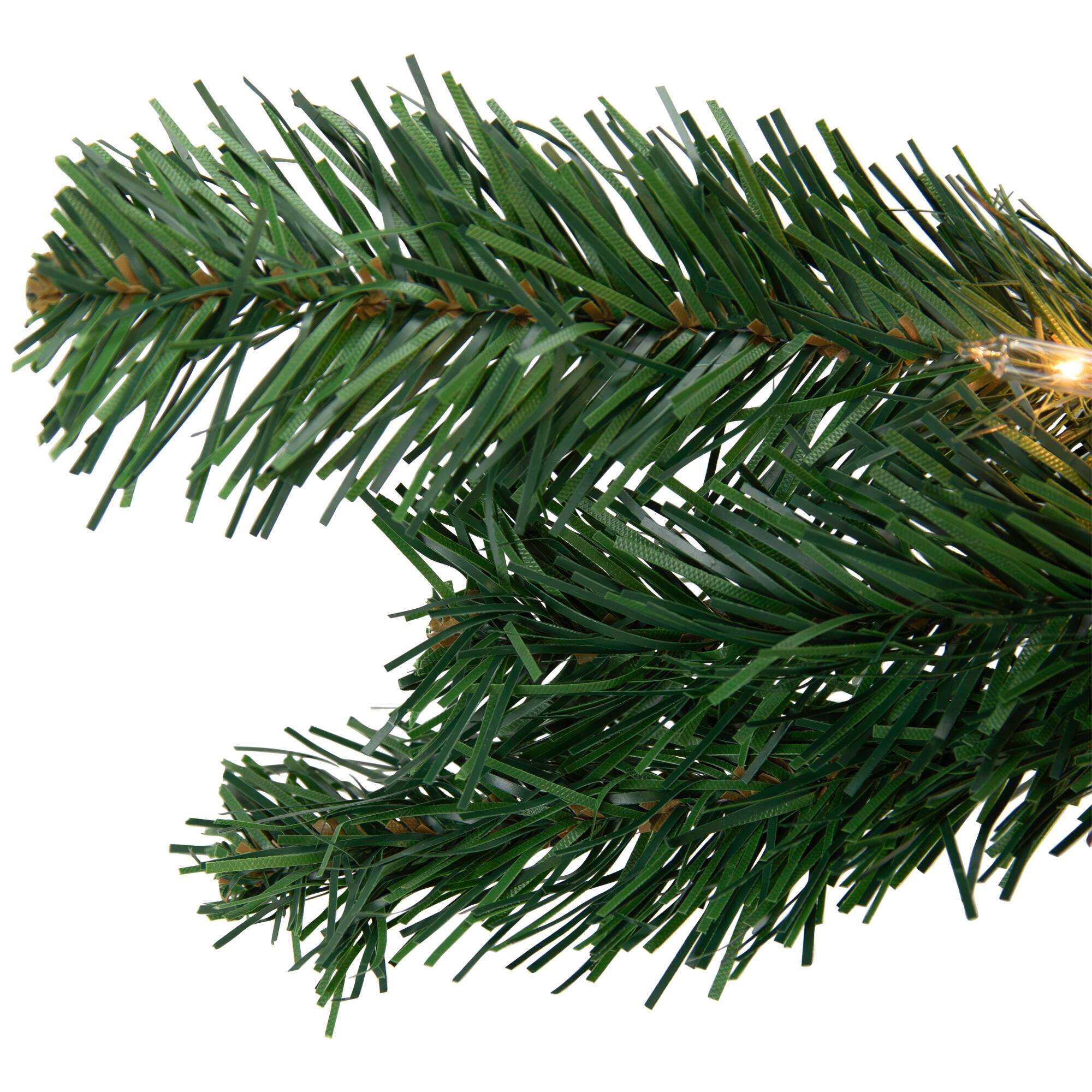 3ft. Pre-Lit Green Niagara Pine Artificial Christmas Tree, Clear Lights
