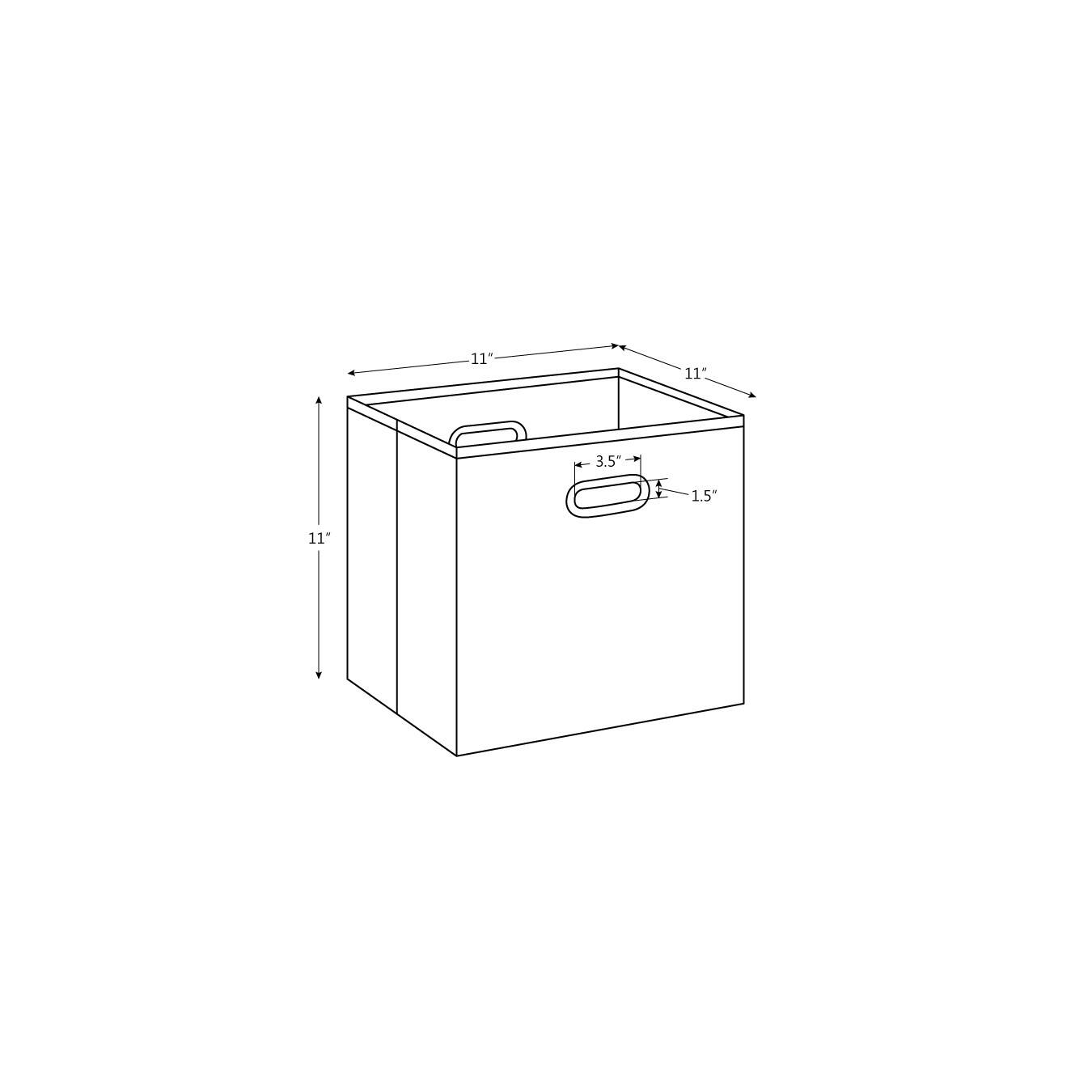 SunnyPoint Brown Foldable Storage Basket Bins, 4ct.