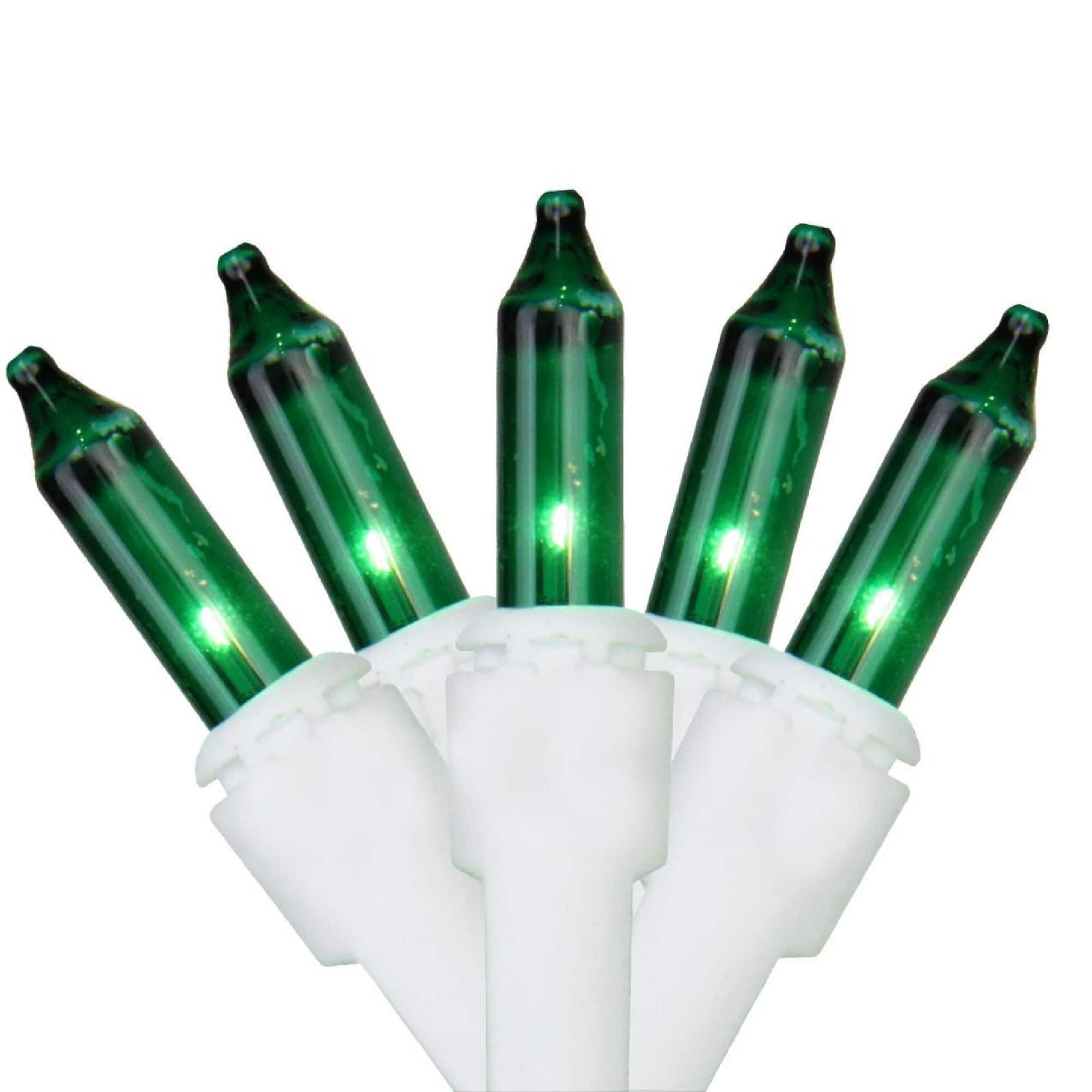 10ct. Green Mini Incandescent Battery Operated String Lights
