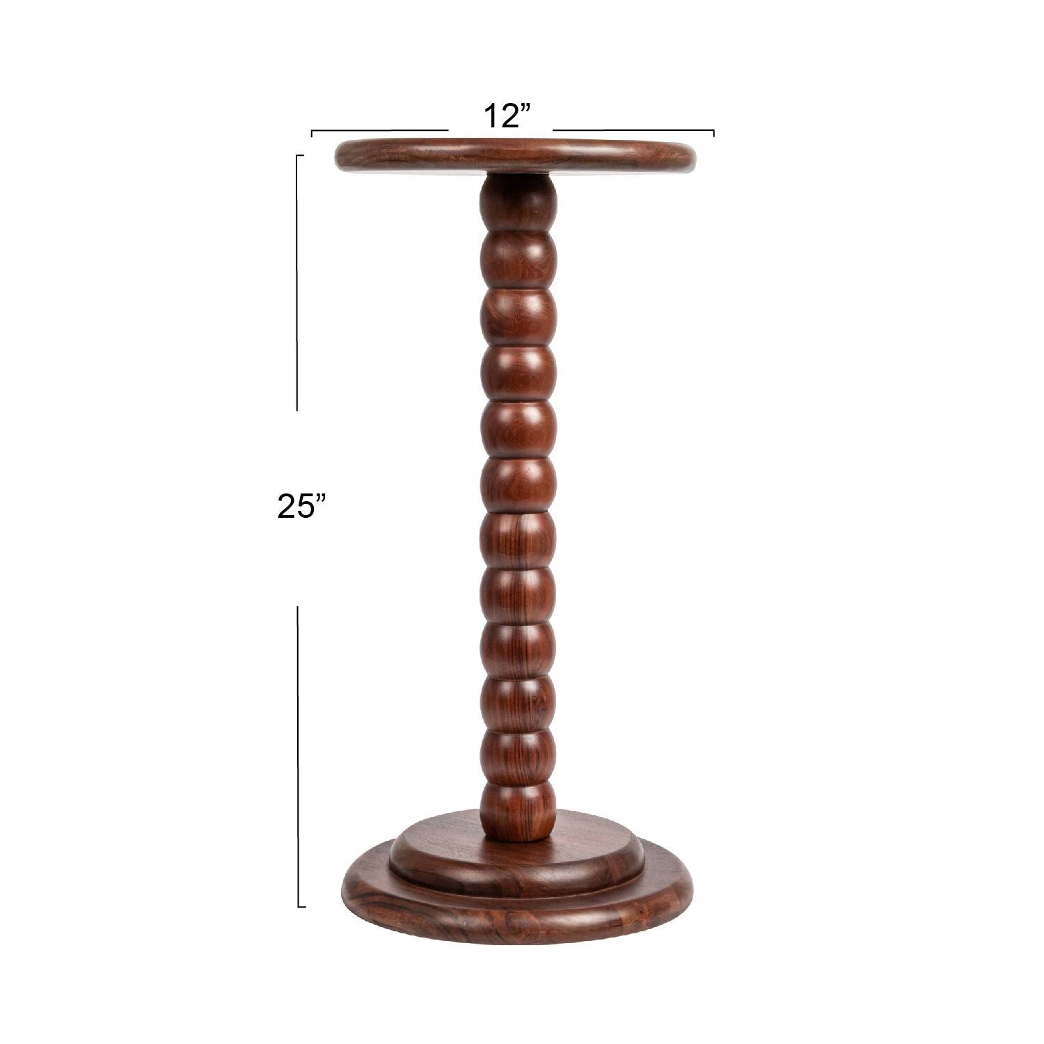 Hello Honey® 25" Stacked Pedestal Cocktail Side Table