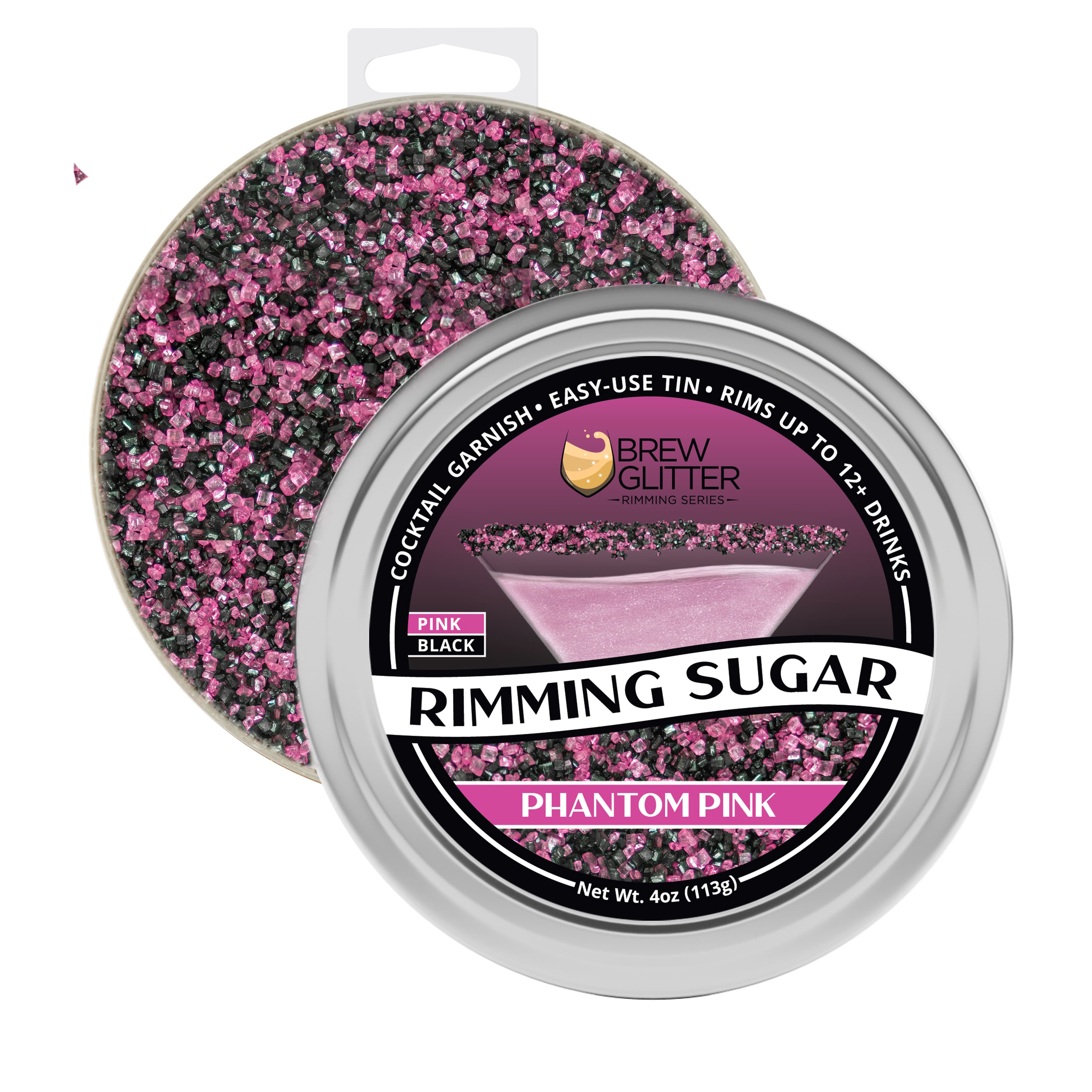 Bakell® Brew Glitter Phantom Pink Rimming Sugar