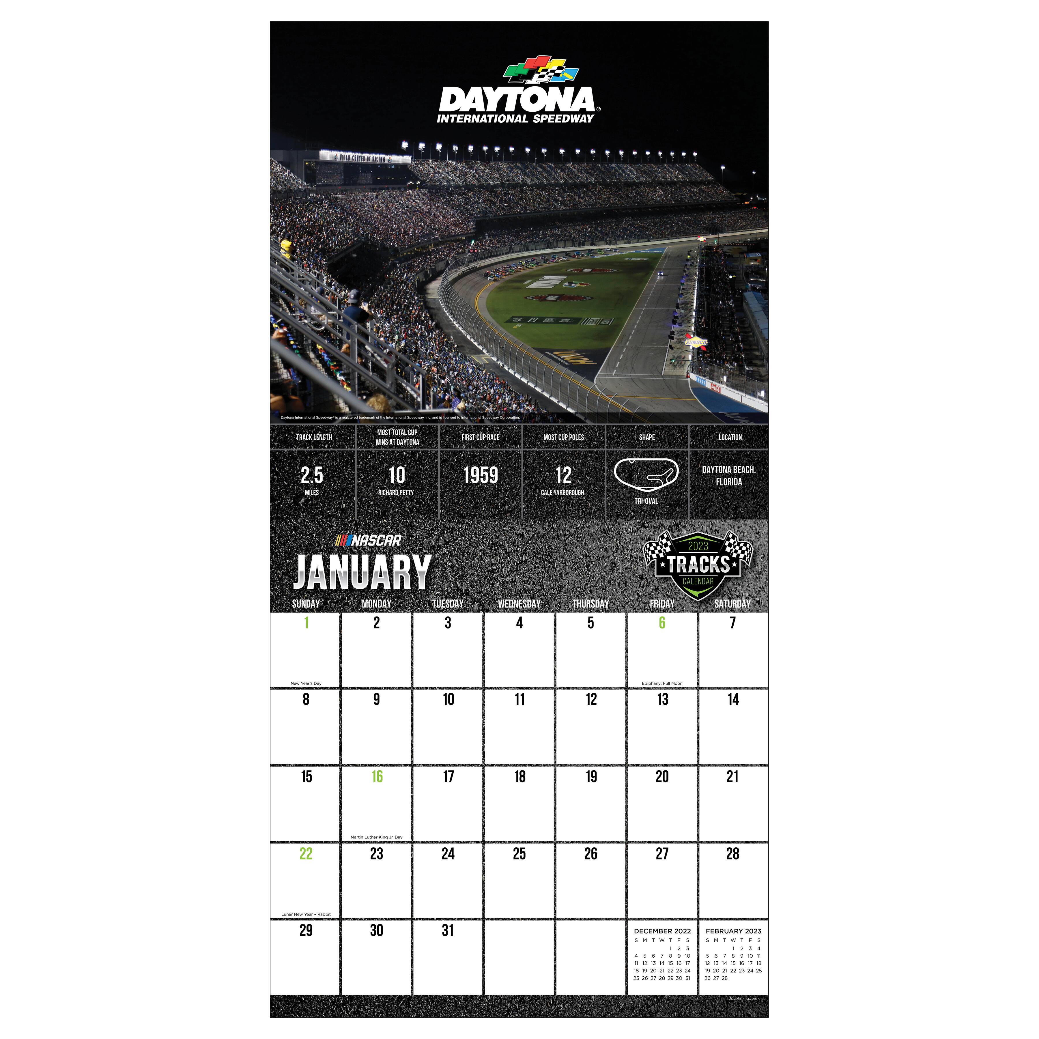 TF Publishing 2023 Nascar Tracks Wall Calendar | Michaels