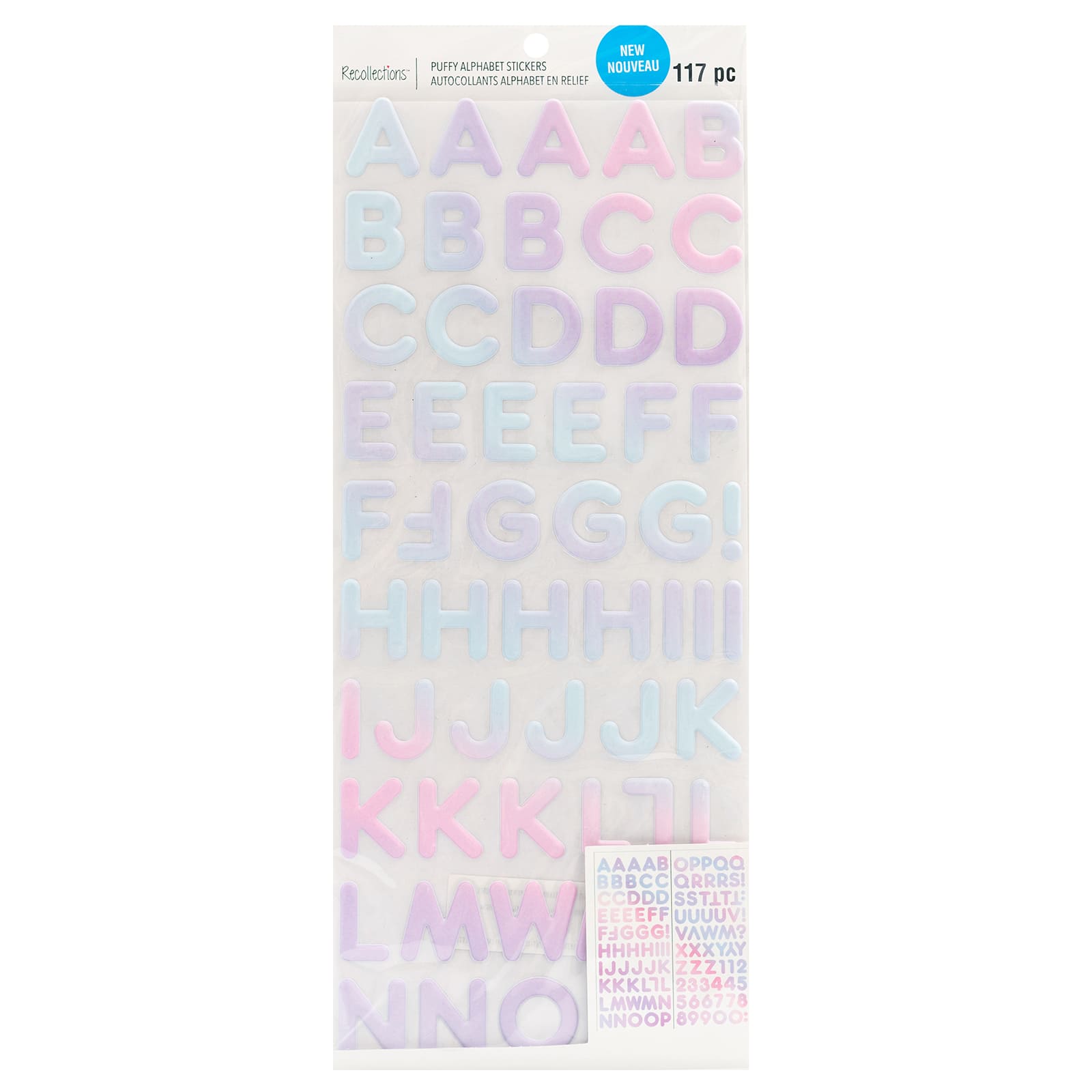 Pink Iridescent Foil Alphabet Stickers by Recollections&#x2122;