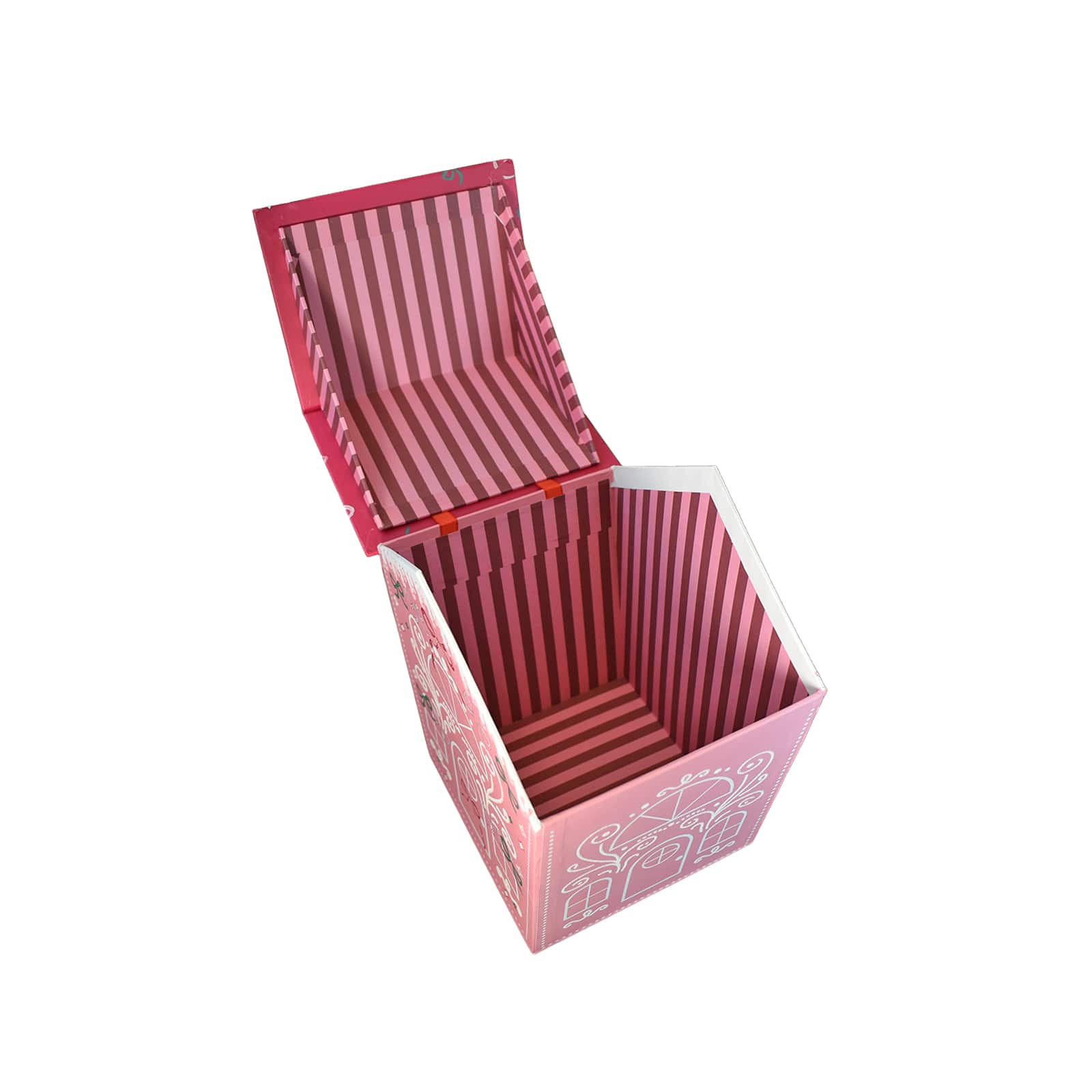 Large Holly Jolly Gingerbread House Gift Box by Ashland&#xAE;